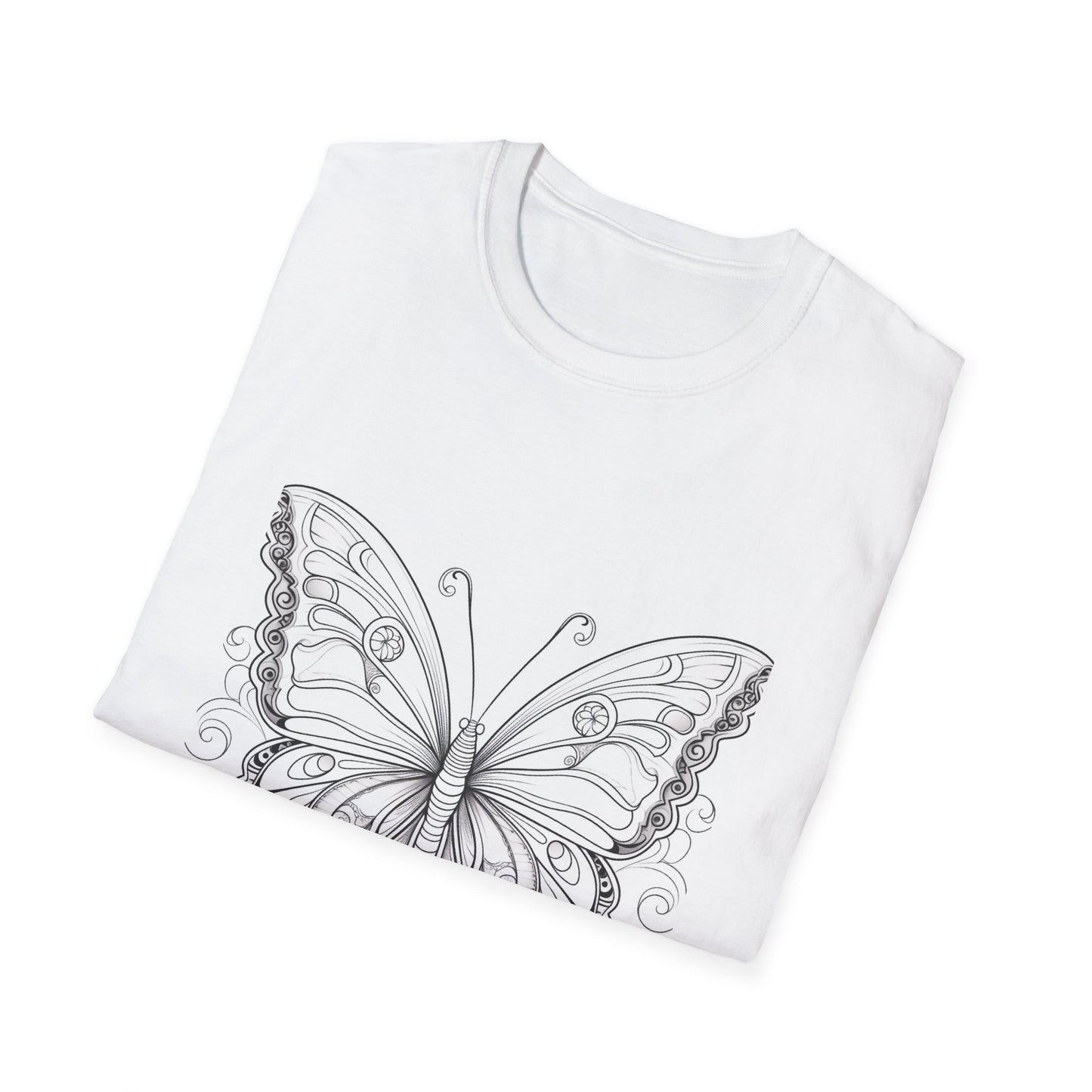Color-In Mandala T-Shirt for Creative Expression and Self-Discovery