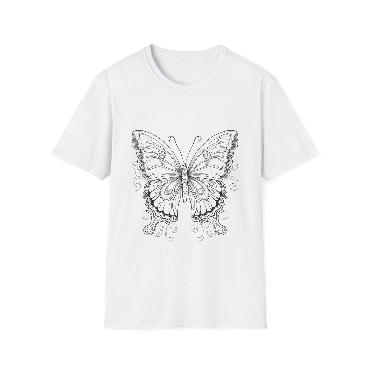 Color-In Mandala T-Shirt for Creative Expression and Self-Discovery