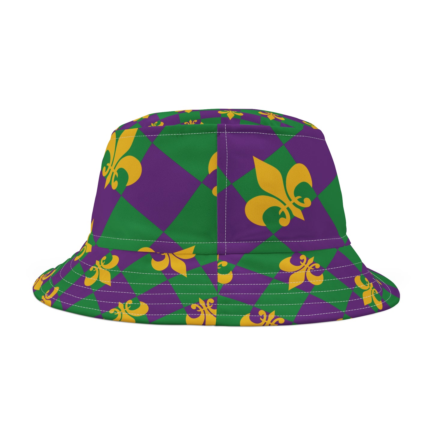 Mardi Gras Bucket Hat | New Orleans Hat | NOLA Hat | Fat Tuesday Hat
