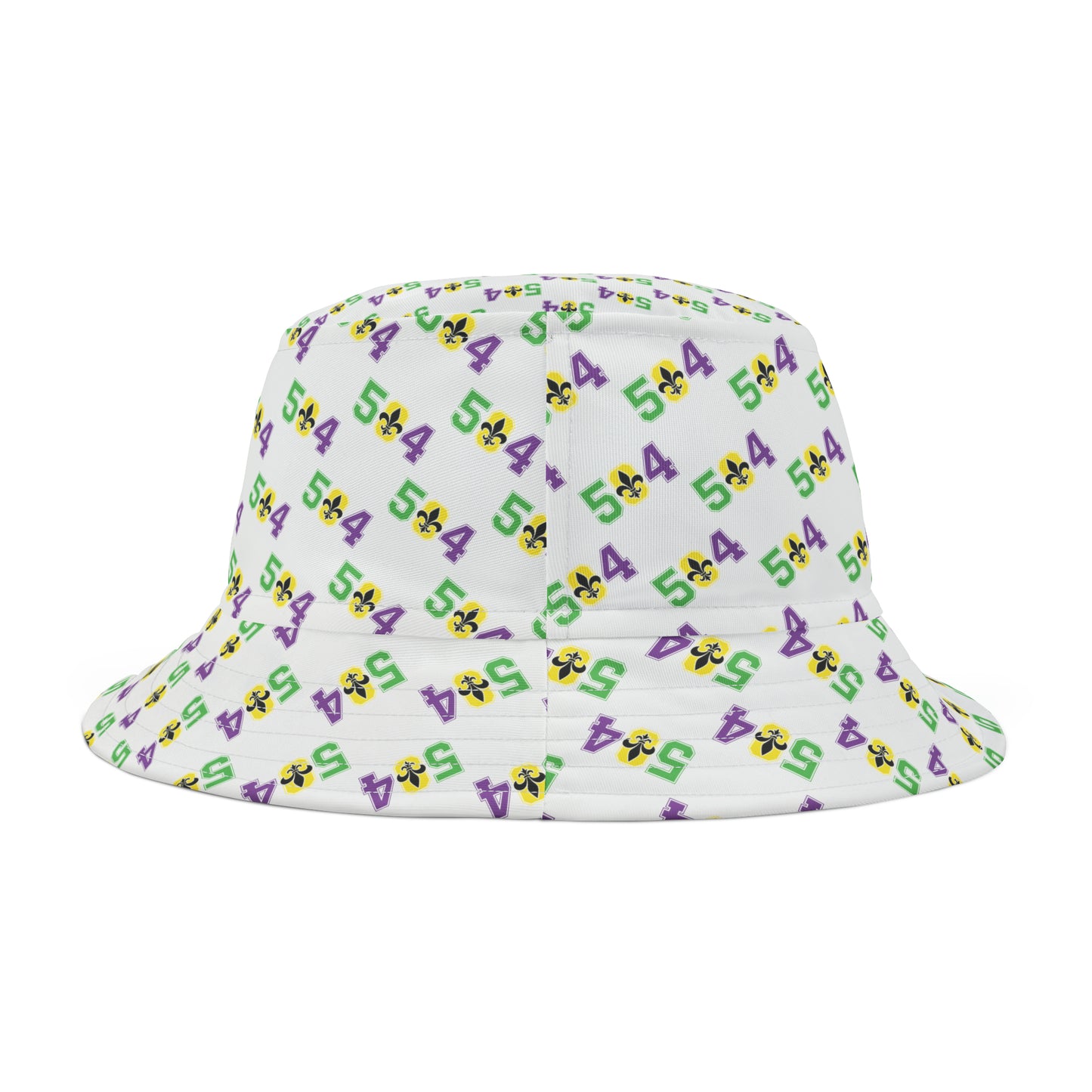 Mardi Gras 504 Bucket Hat | New Orleans Hat | NOLA Hat | Fat Tuesday Hat