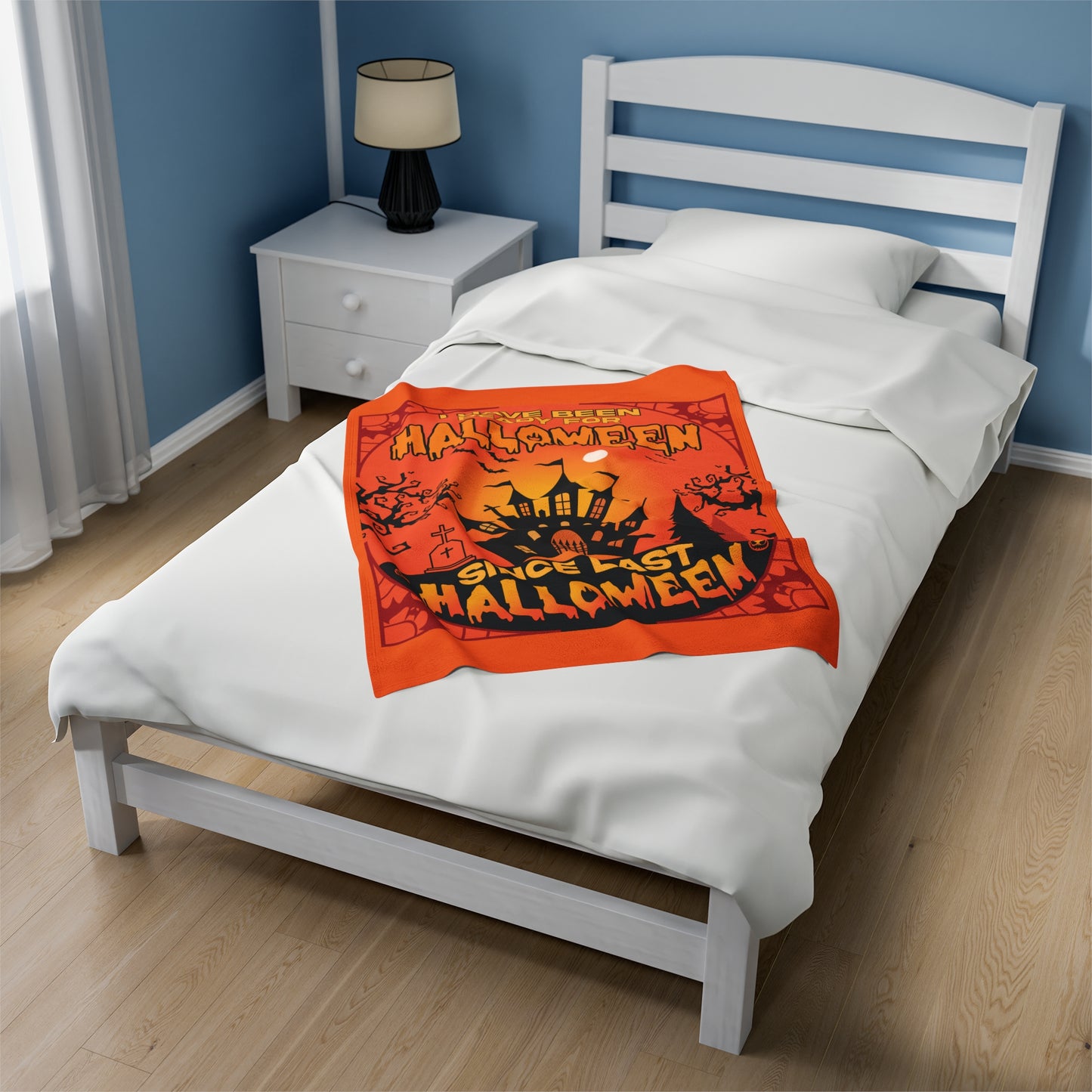 Velveteen Plush Blanket | This is My Halloween Movie Watching Blanket | Gift for Her | Gift for Him | Soft Touch Throw Blanket