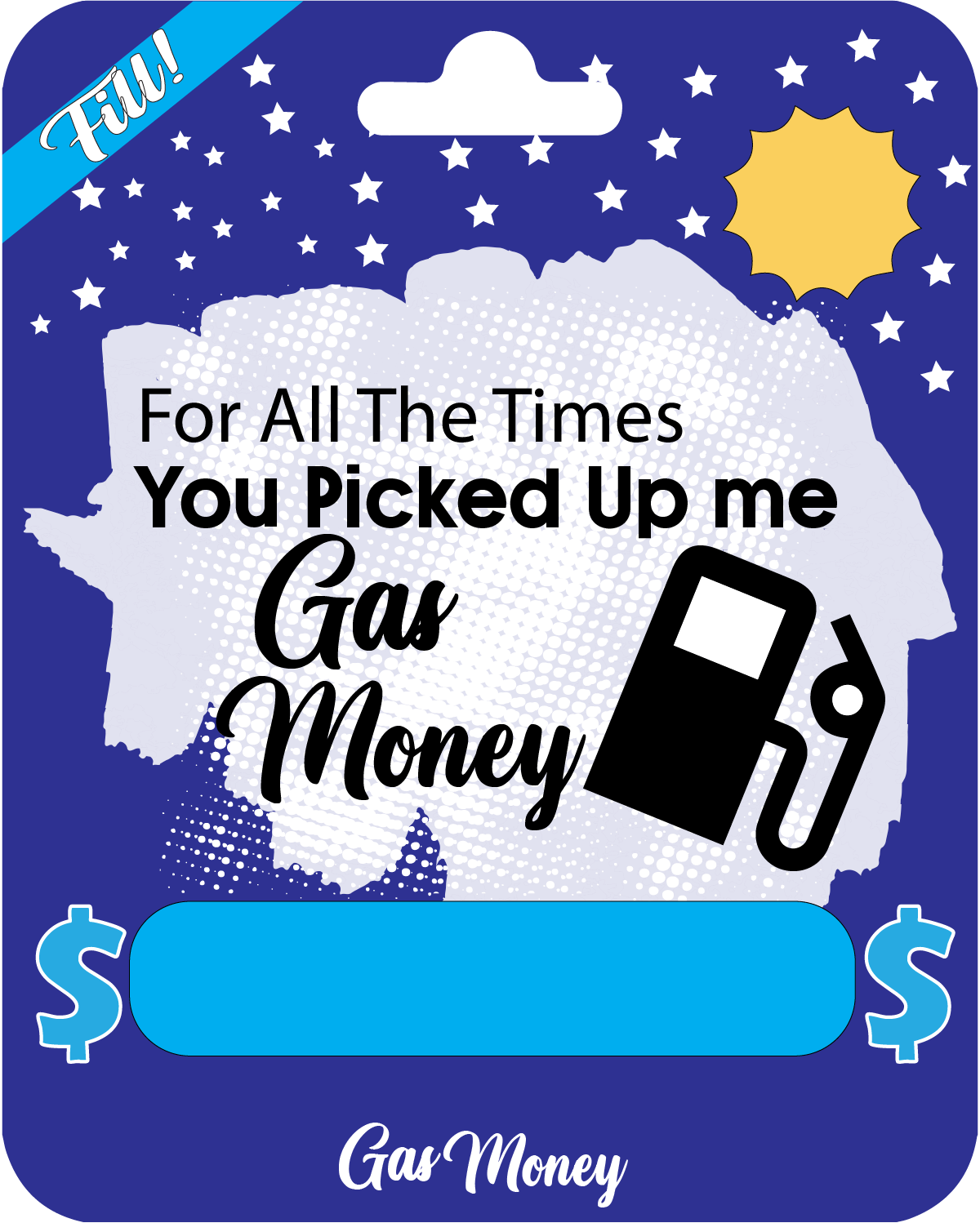 Gas Money Card Holder | Gas Gift Card | Gas Money Gift Card | Cash Money Card | Gift for Adults | Gift Tag | Gift Bag Tag