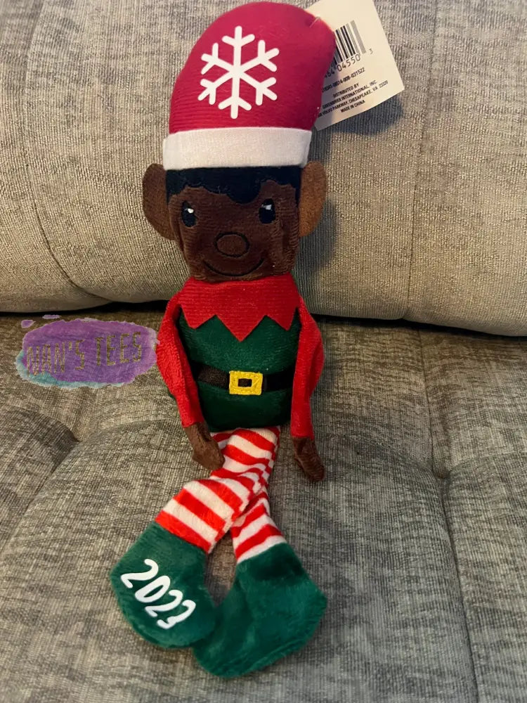 2023 Christmas Elf | Skin Tones Light Medium Dark Gender Boy Girl / Stuffed Toy