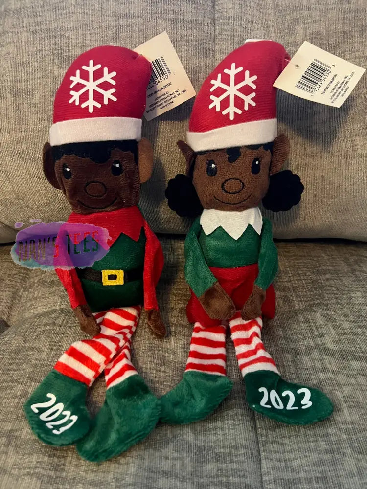 2023 Christmas Elf | Skin Tones Light Medium Dark Gender Boy Girl Stuffed Toy