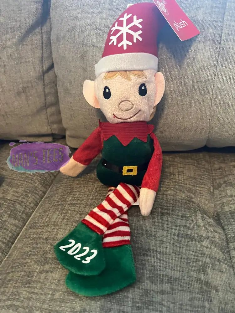 2023 Christmas Elf | Skin Tones Light Medium Dark Gender Boy Girl / Stuffed Toy