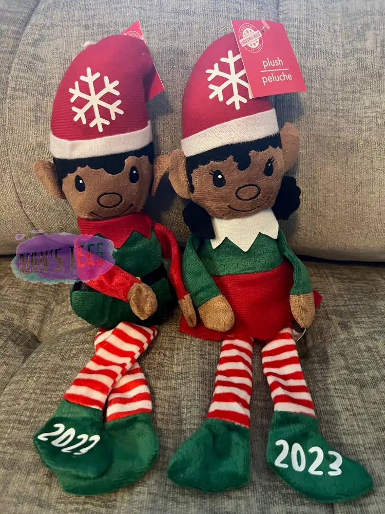 2023 Christmas Elf | Skin Tones Light Medium Dark Gender Boy Girl Stuffed Toy