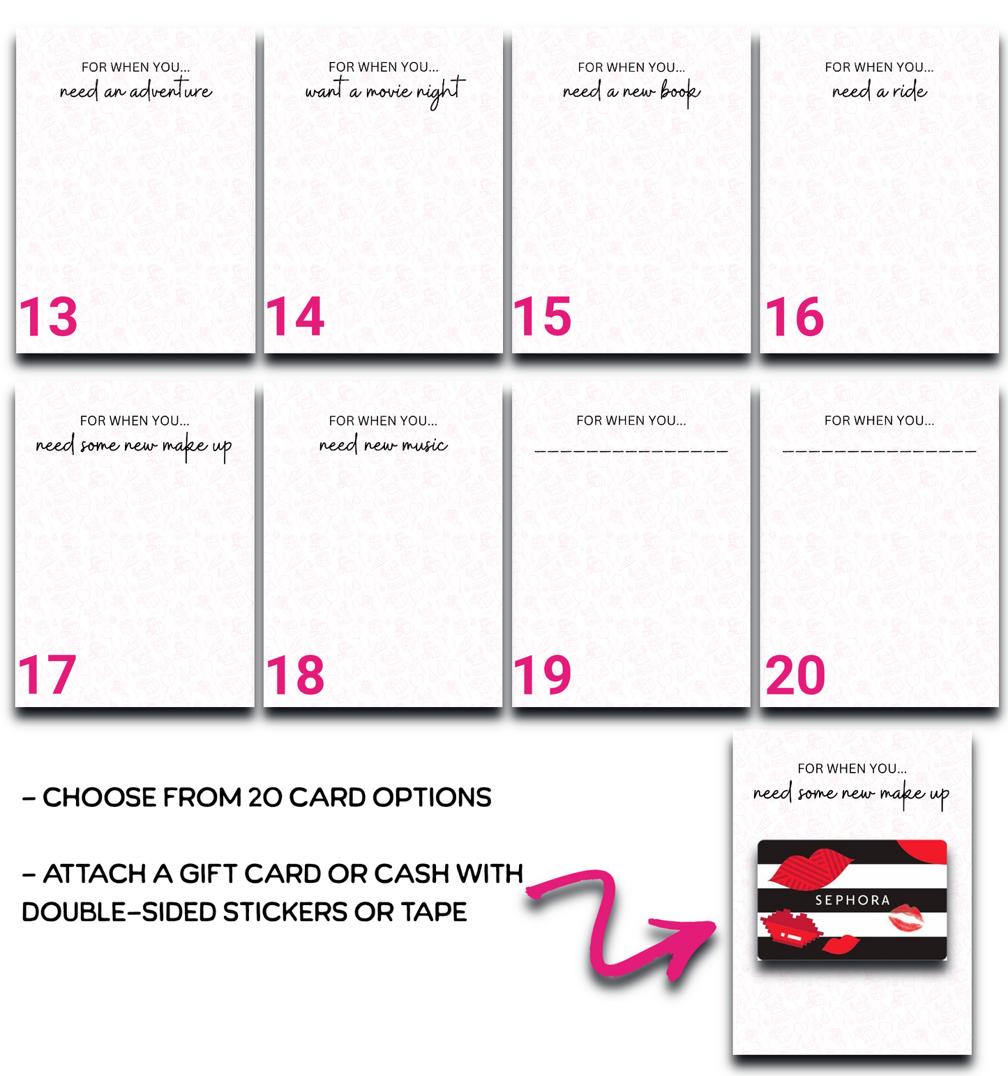 Happy Birthday Gift Card Book