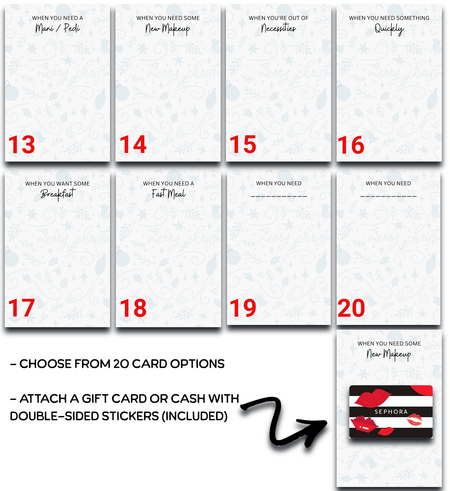 Christmas Gift Card Holder Gift Book