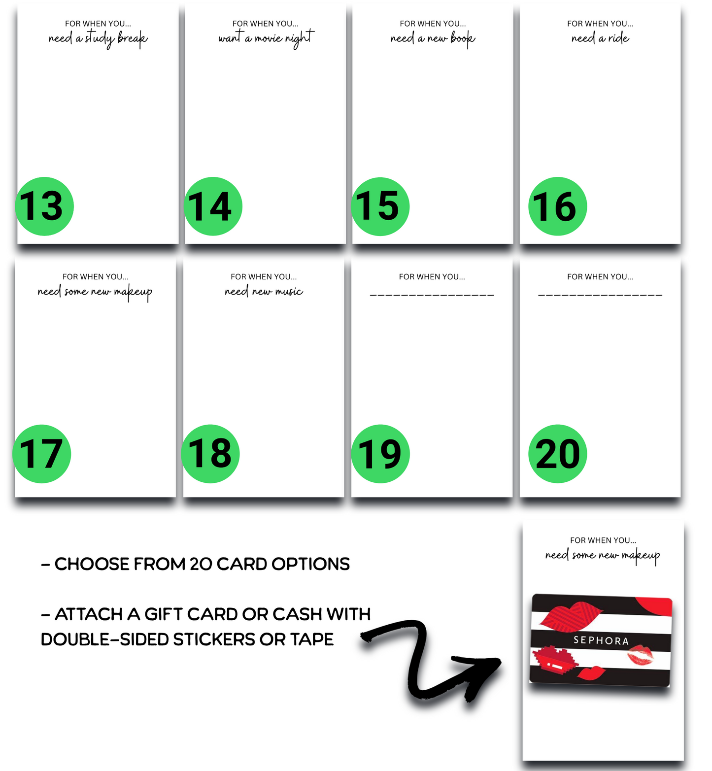 College Gift Card Holder Book