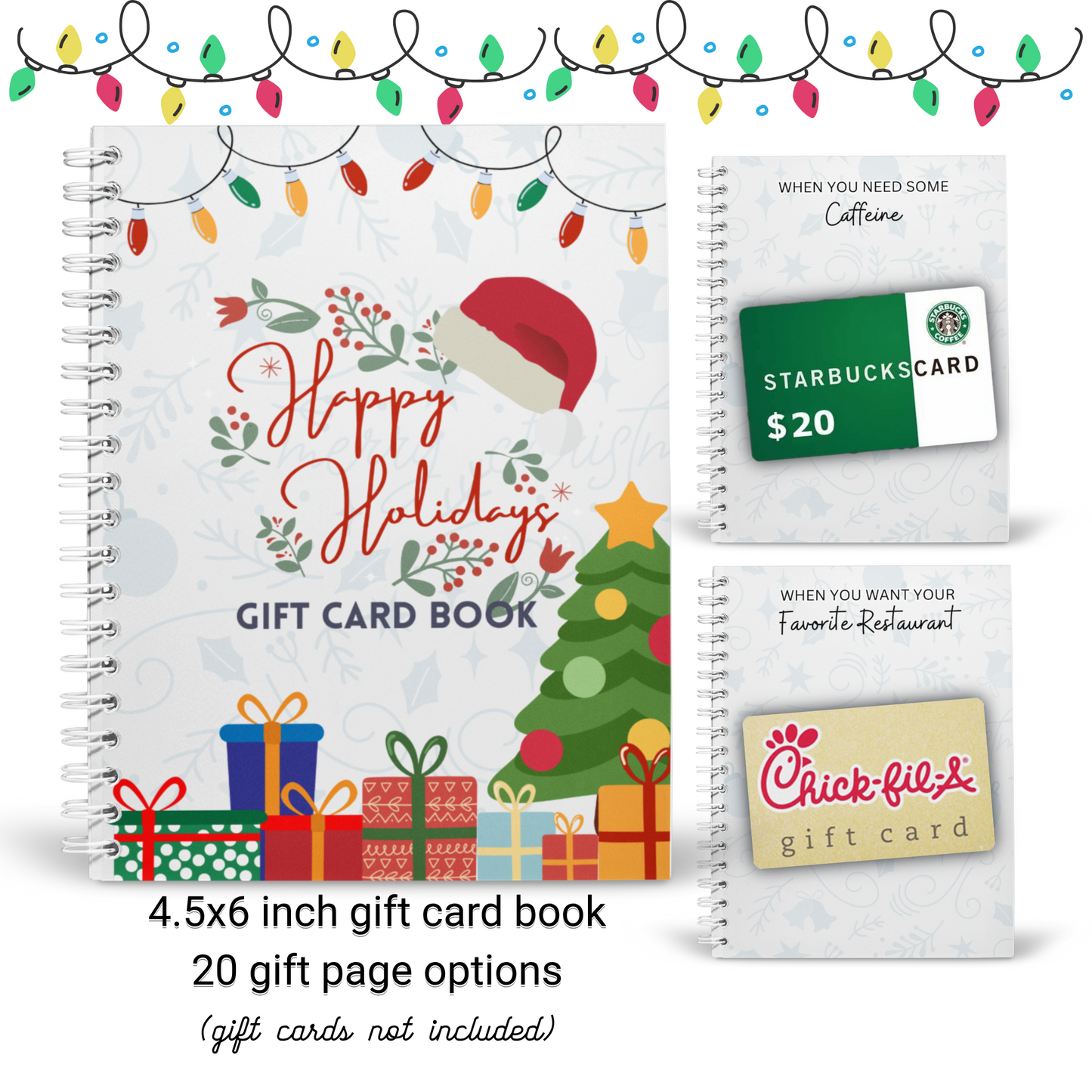 Holiday Gift Card Holder Gift Book