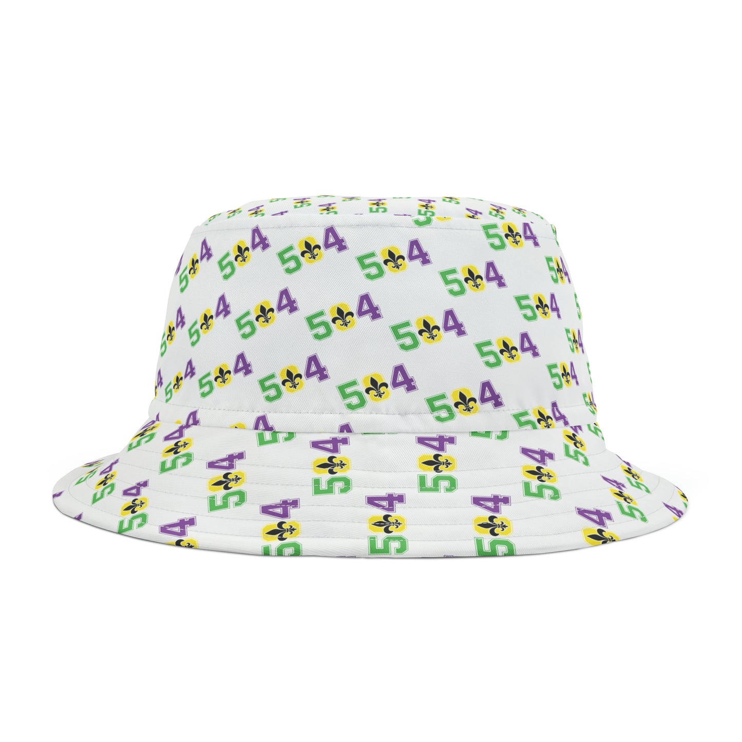 Mardi Gras 504 Bucket Hat | New Orleans Hat | NOLA Hat | Fat Tuesday Hat