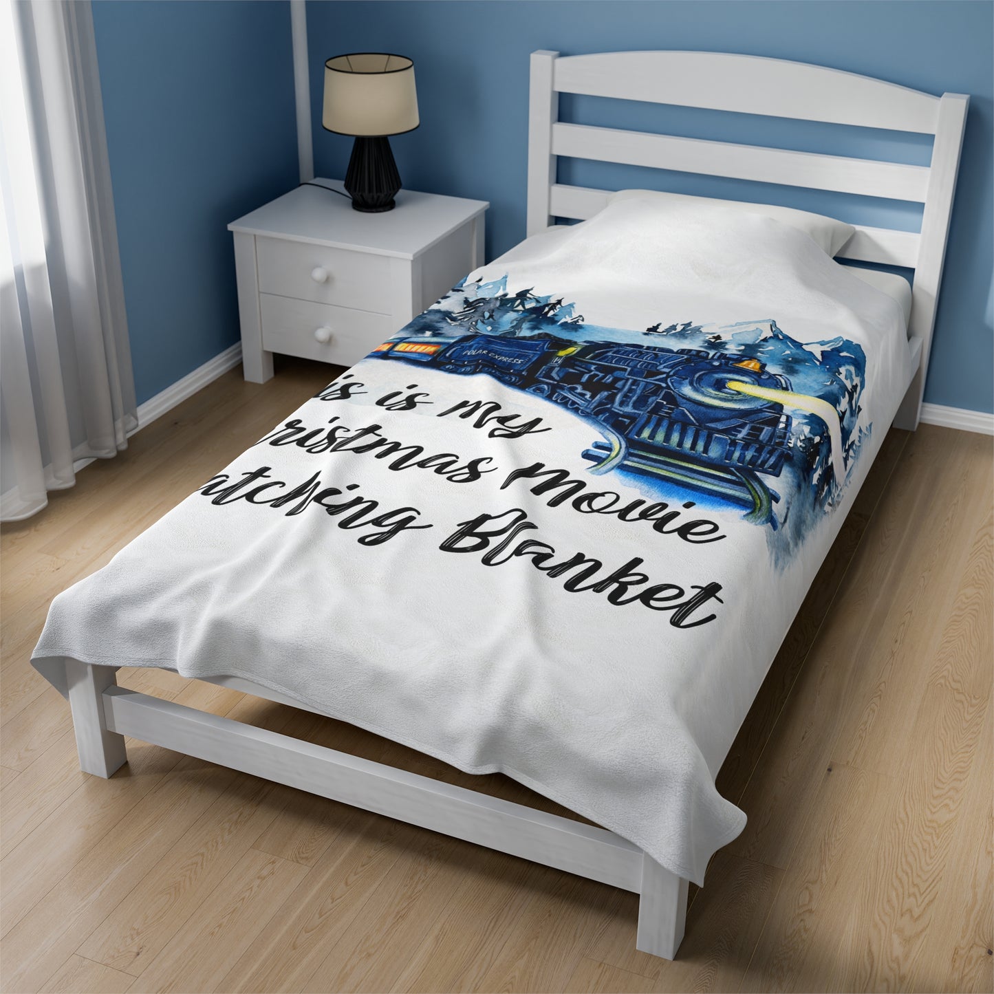Velveteen Plush Blanket | This is My Christmas Movie Watching Blanket | Gift for Her | Gift for Him | Soft Touch Throw Blanket