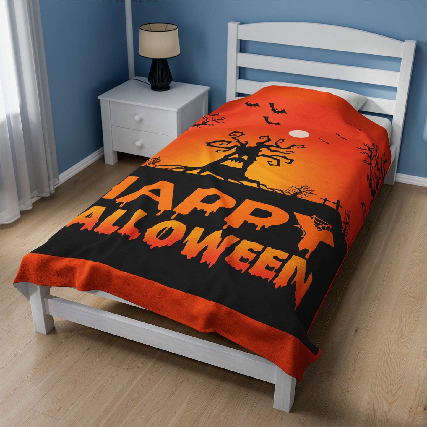 Velveteen Plush Blanket | This is My Halloween Movie Watching Blanket | Gift for Her | Gift for Him | Soft Touch Throw Blanket