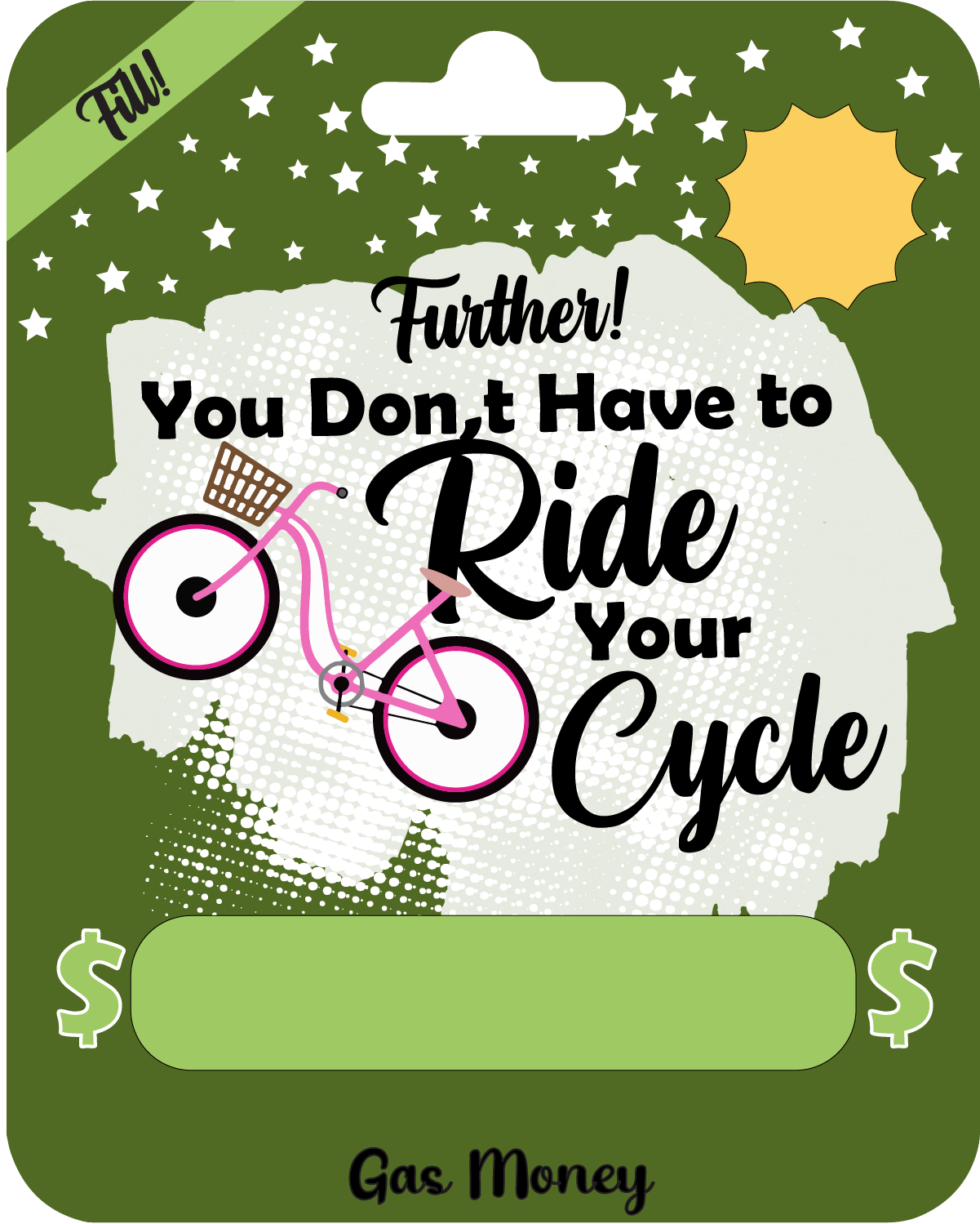 Gas Money Card Holder | Gas Gift Card | Gas Money Gift Card | Cash Money Card | Gift for Adults | Gift Tag | Gift Bag Tag