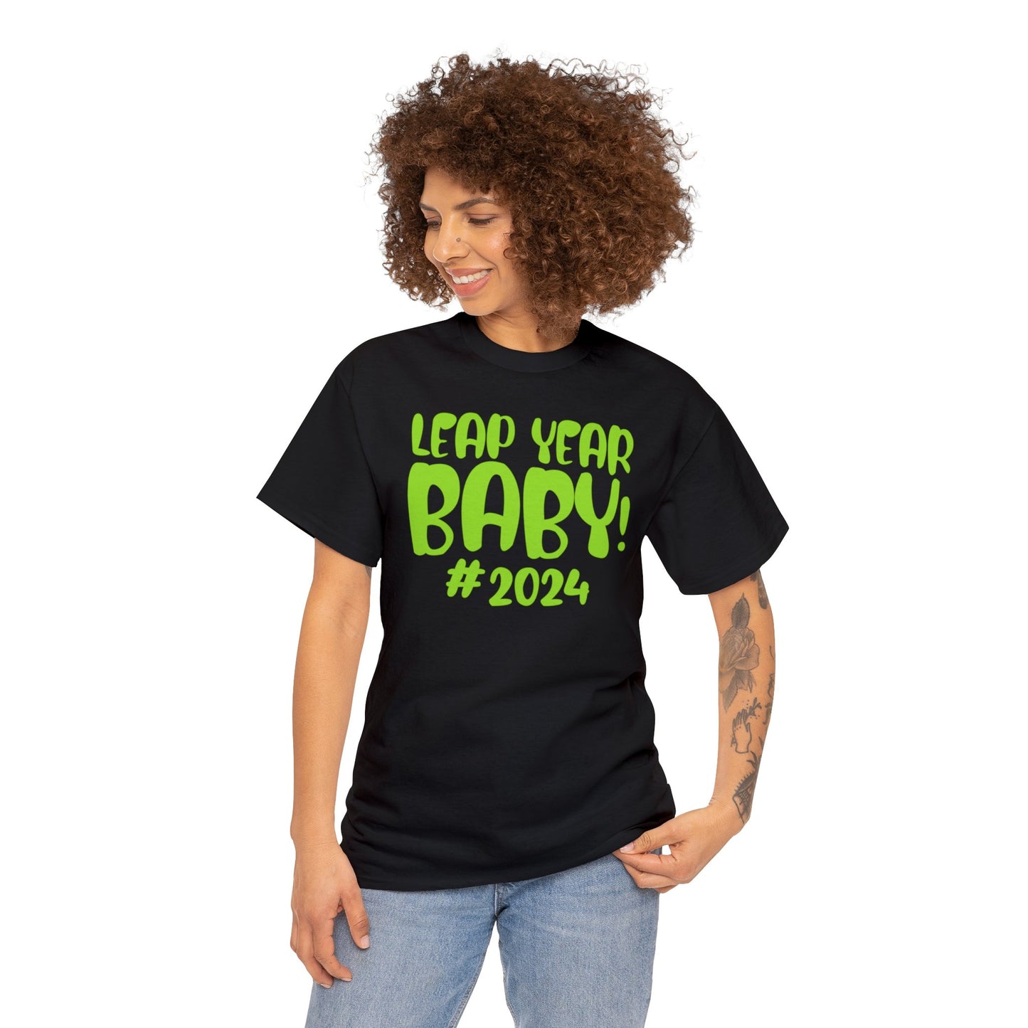 Leap Year Baby 2024 | Short Sleeve Unisex Cotton Tee T-Shirt
