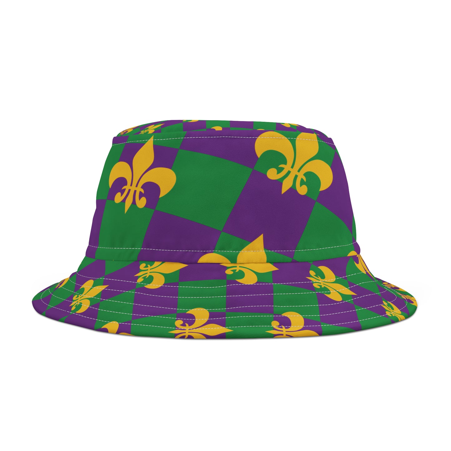 Mardi Gras Bucket Hat | New Orleans Hat | NOLA Hat | Fat Tuesday Hat
