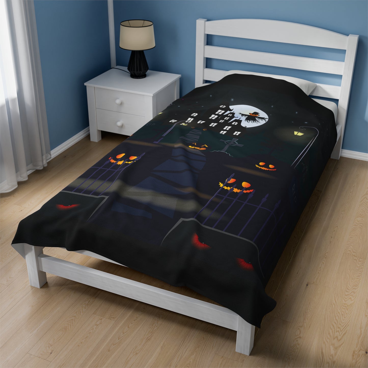 Velveteen Plush Blanket | This is My Halloween Movie Watching Blanket | Gift for Her | Gift for Him | Soft Touch Throw Blanket