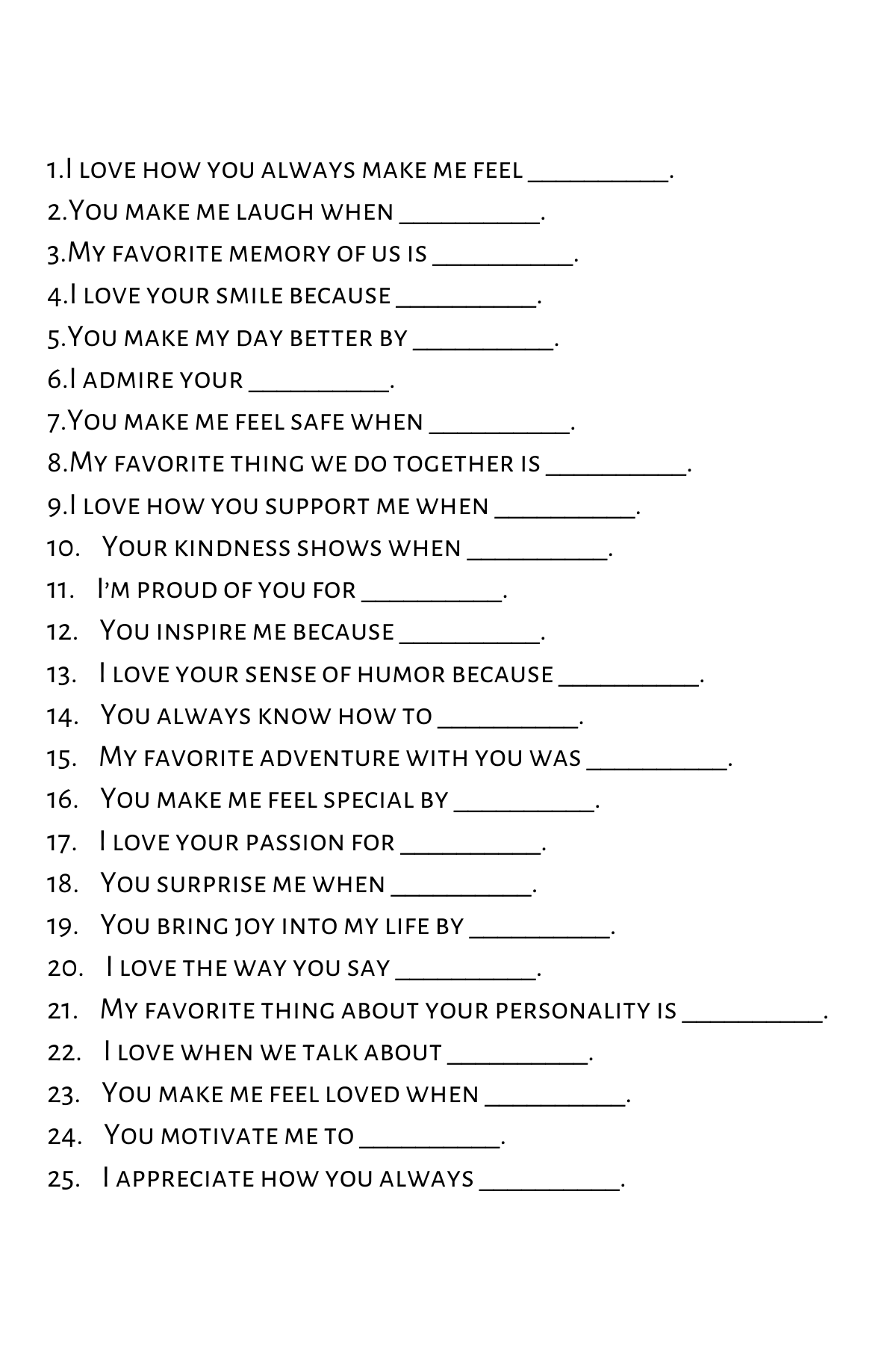 52 Reasons Why I Love You: A Personalized Love Notebook