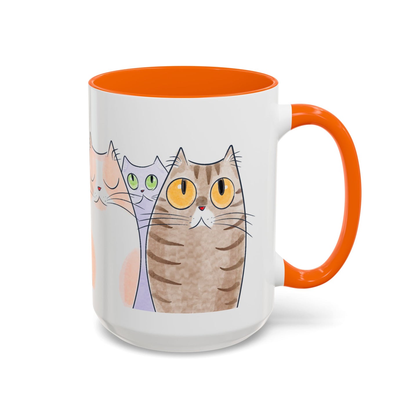 Whimsical Cat Accent Coffee Mug - Purrfect Gift for Cat Lovers