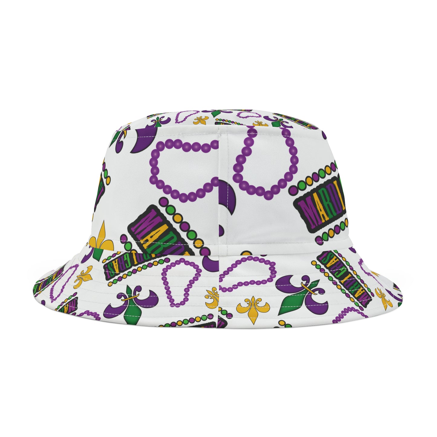 Mardi Gras Bucket Hat | New Orleans Hat | NOLA Hat | Fat Tuesday Hat | Bucket Hat