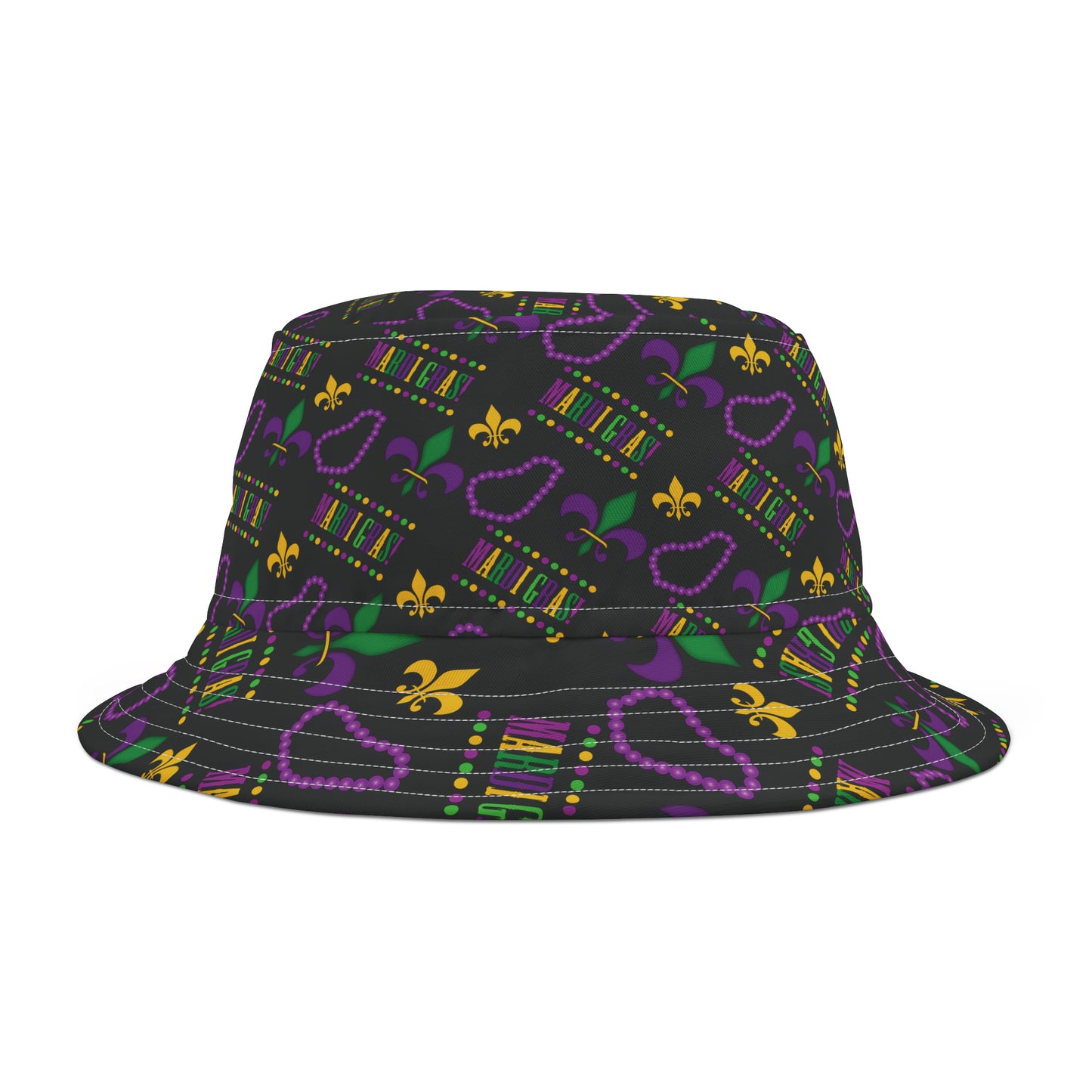 Mardi Gras Bucket Hat | New Orleans Hat | NOLA Hat | Fat Tuesday Hat