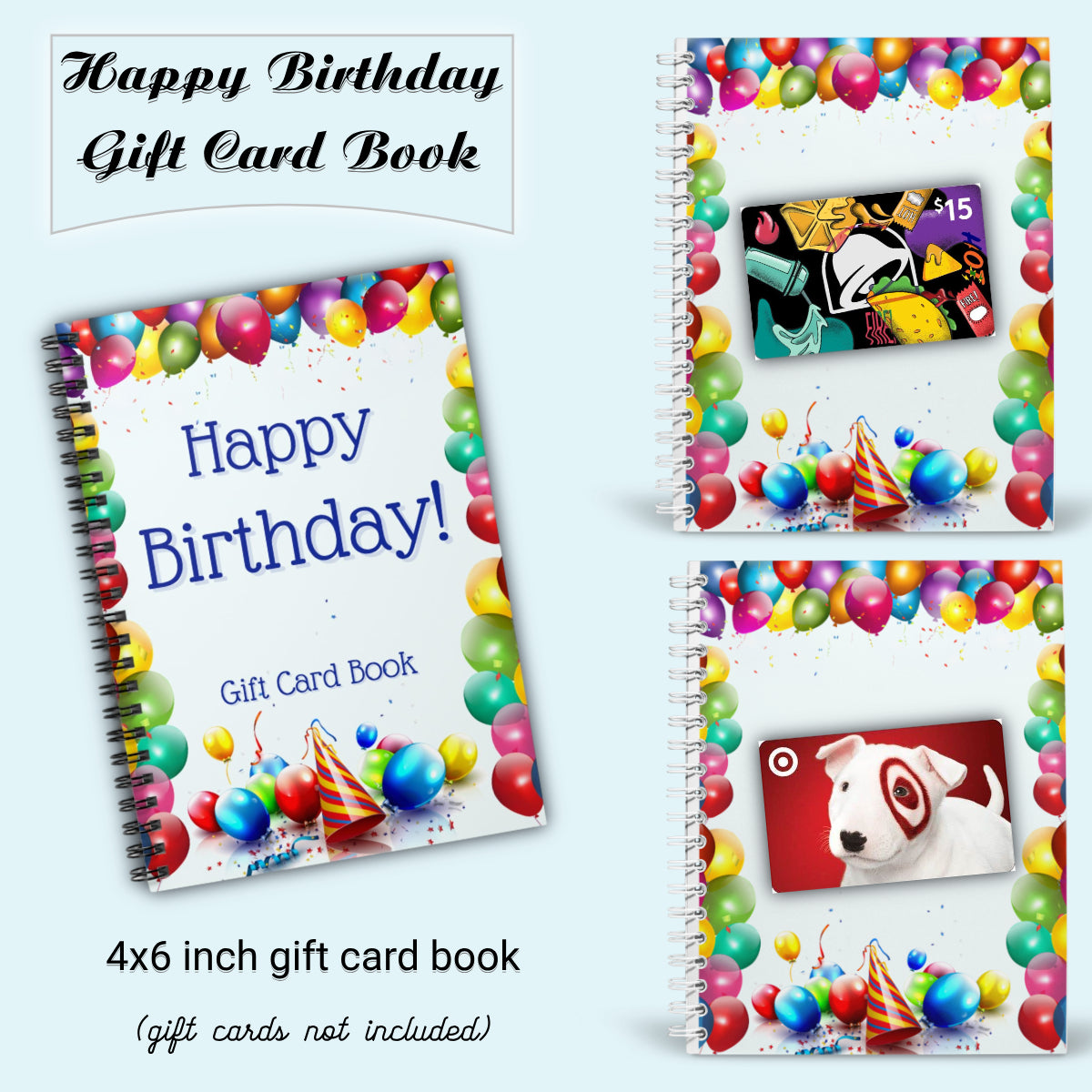 Happy Birthday Gift Card Book