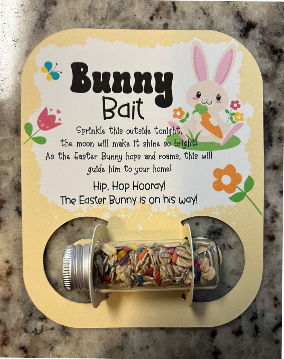 Bunny Bait Card | Gift for Boy | Gift for Girl | Easter Basket Stuffer | Easter Gift for Kids | Easter Gift