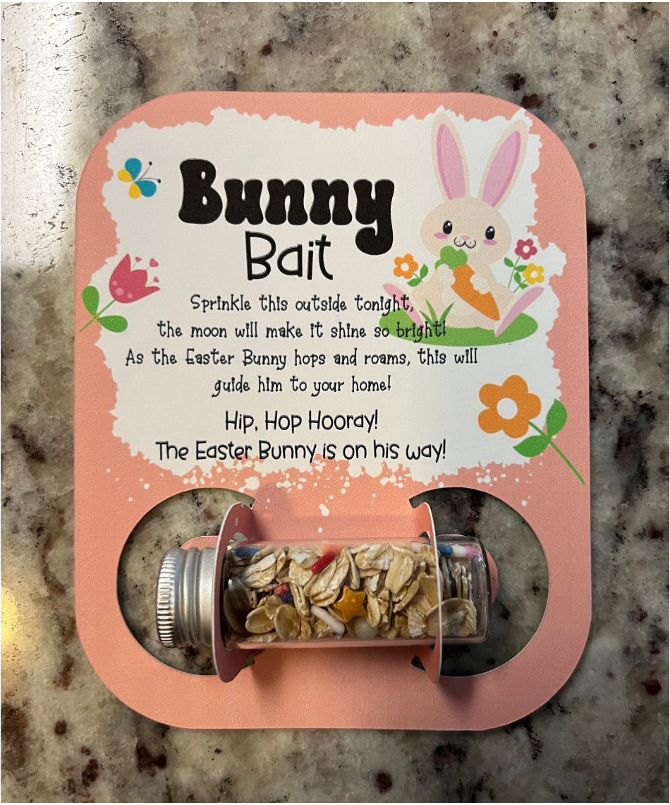 Bunny Bait Card | Gift for Boy | Gift for Girl | Easter Basket Stuffer | Easter Gift for Kids | Easter Gift