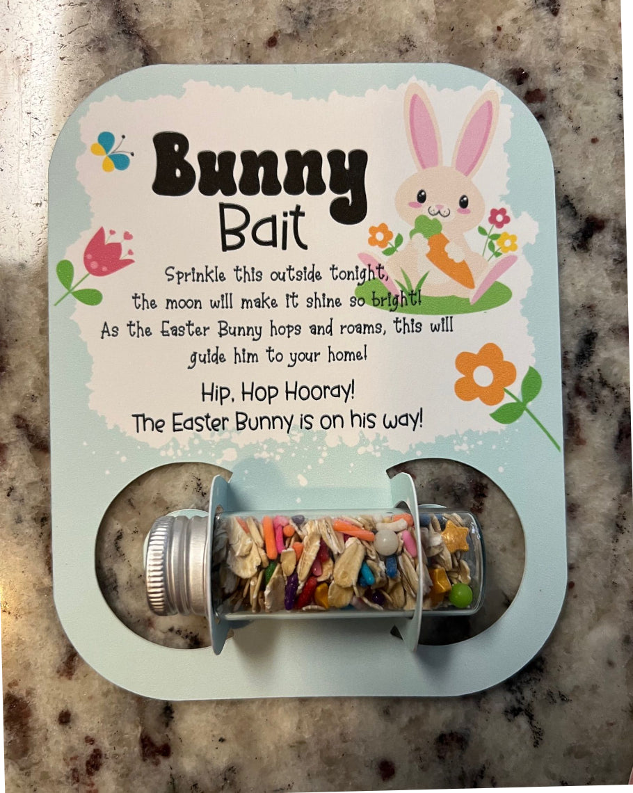 Bunny Bait Card | Gift for Boy | Gift for Girl | Easter Basket Stuffer | Easter Gift for Kids | Easter Gift