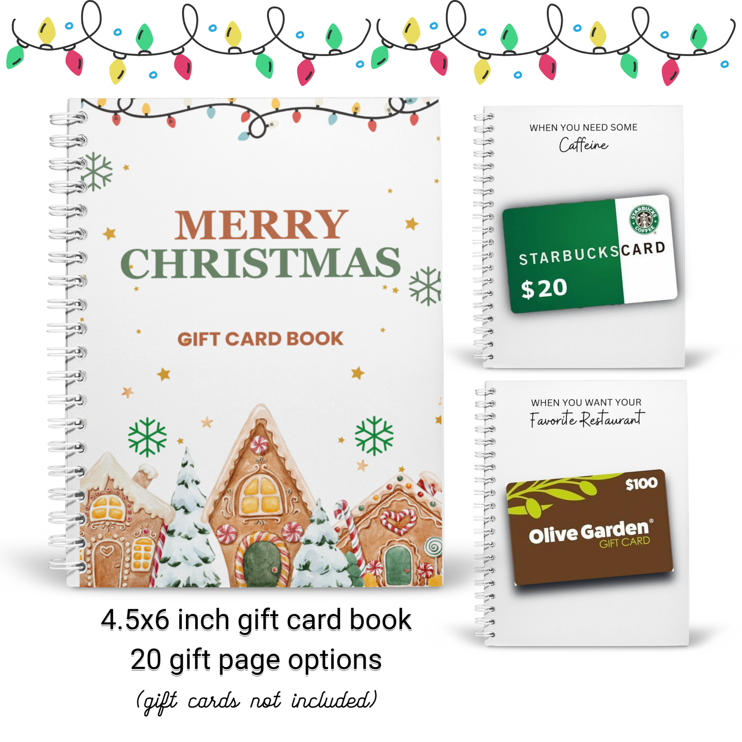 Christmas Gift Card Holder Gift Book