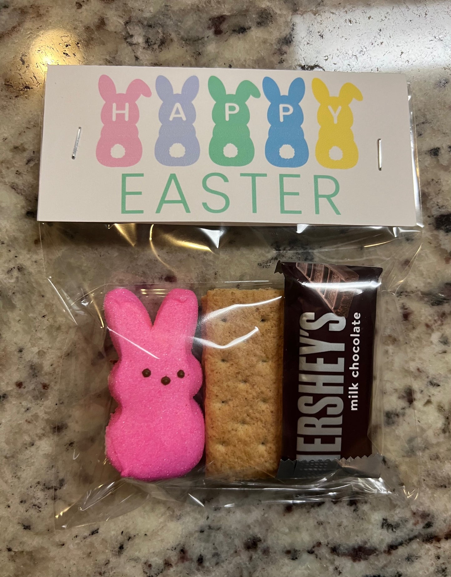 S'mores Easter Peeps Treat Bags, School Easter Party Favors, Easter Party Bags, S'mores Party Favor Bags, S'mores Peeps Party Favor