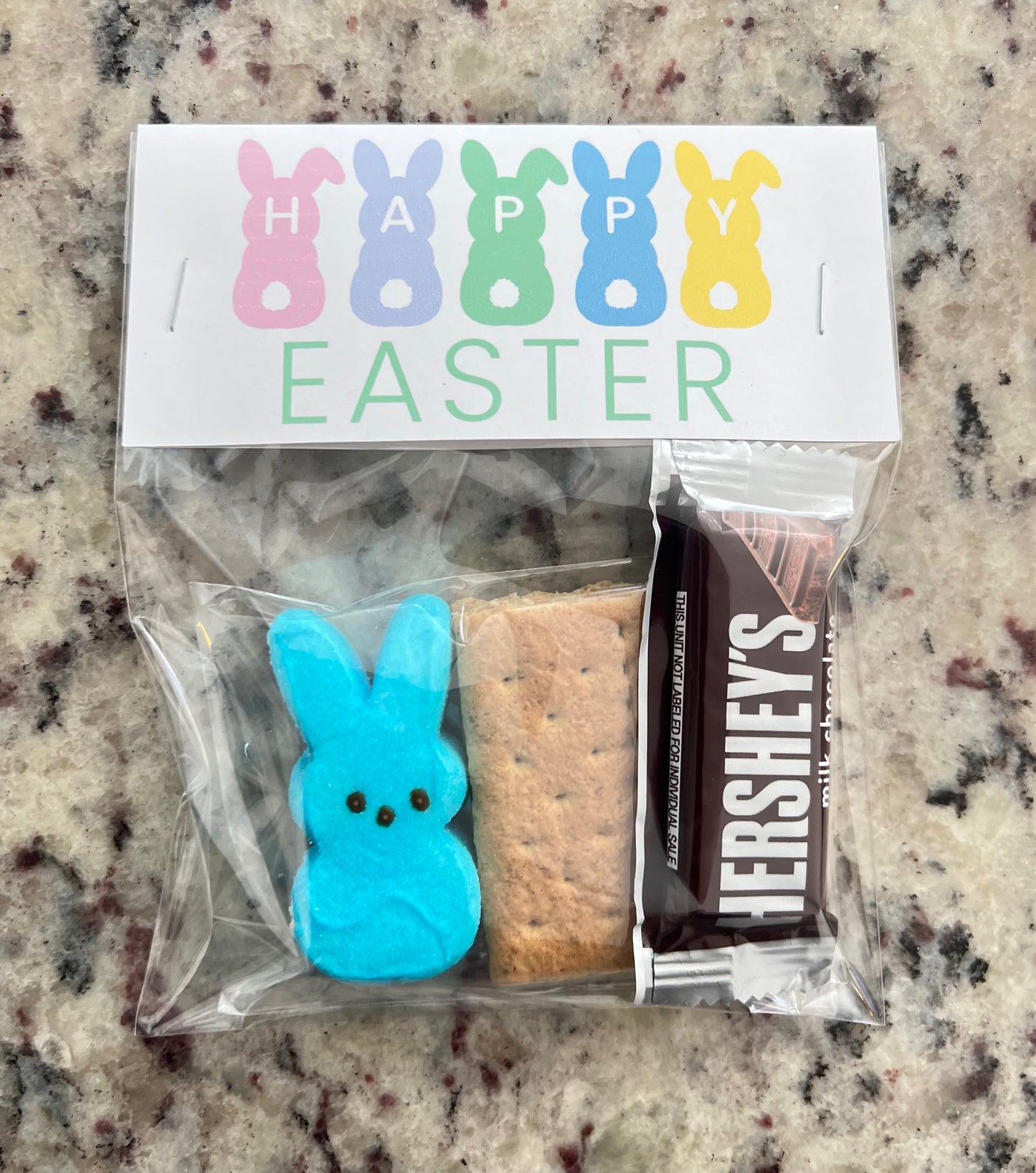 S'mores Easter Peeps Treat Bags, School Easter Party Favors, Easter Party Bags, S'mores Party Favor Bags, S'mores Peeps Party Favor