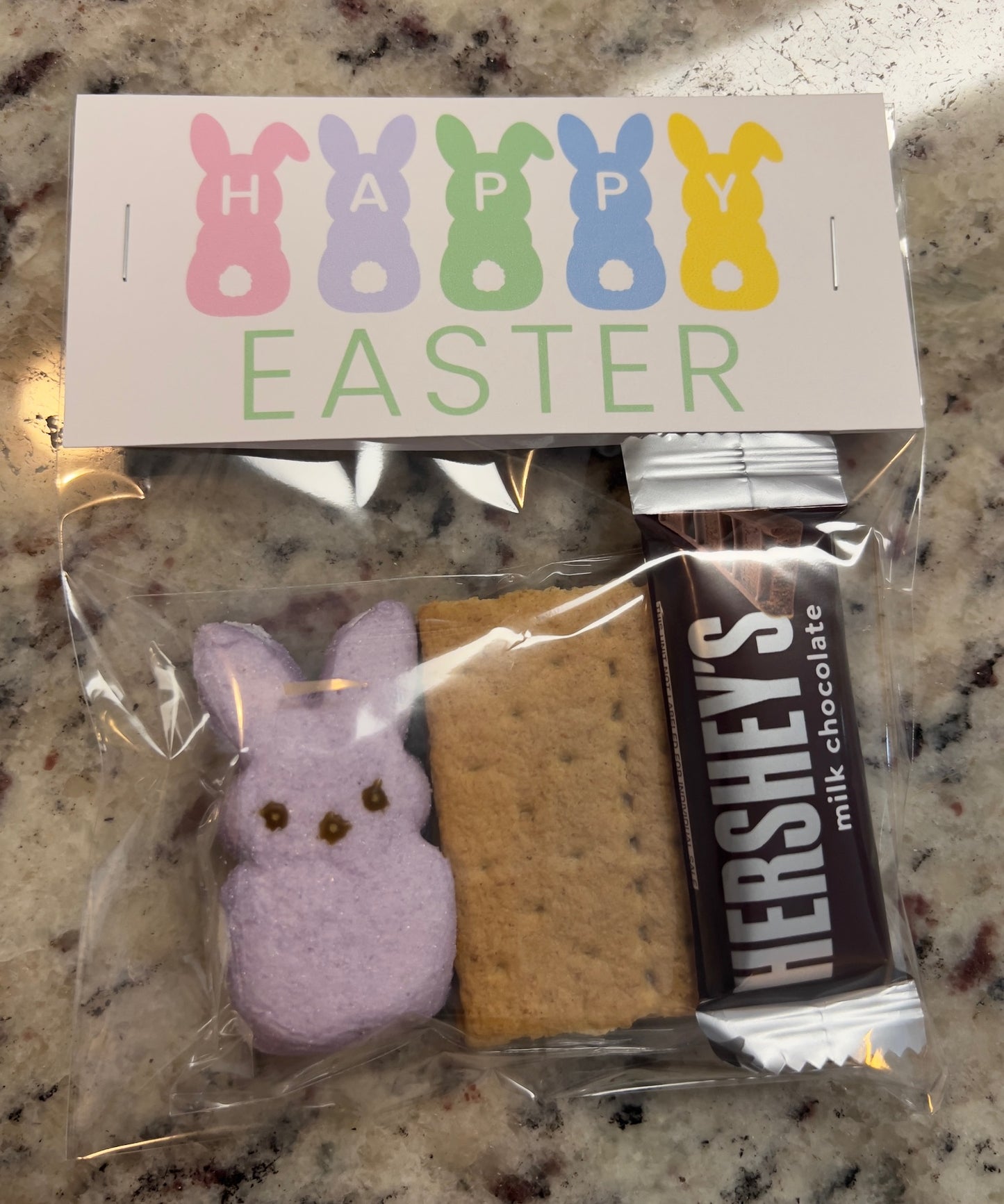 S'mores Easter Peeps Treat Bags, School Easter Party Favors, Easter Party Bags, S'mores Party Favor Bags, S'mores Peeps Party Favor