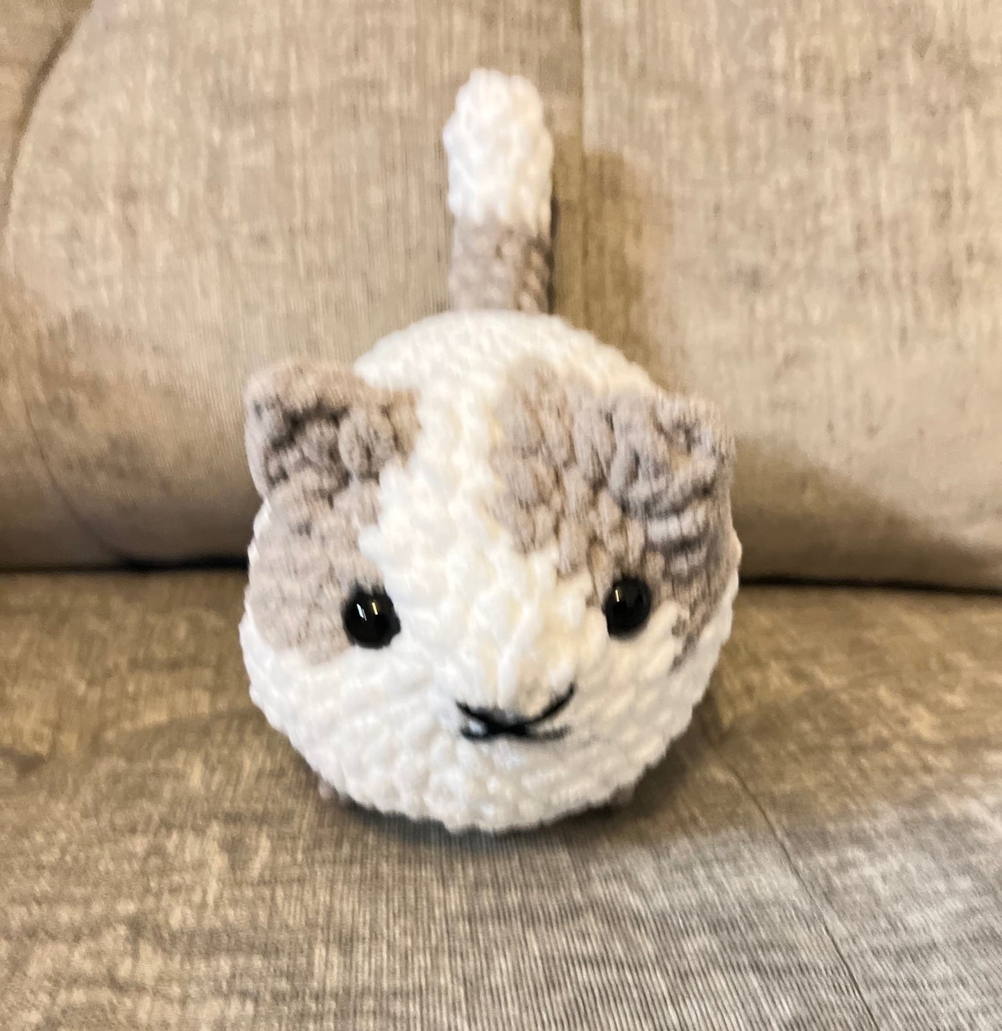 Loaf Cat | Handmade Chunky Chenille Plush Kitty