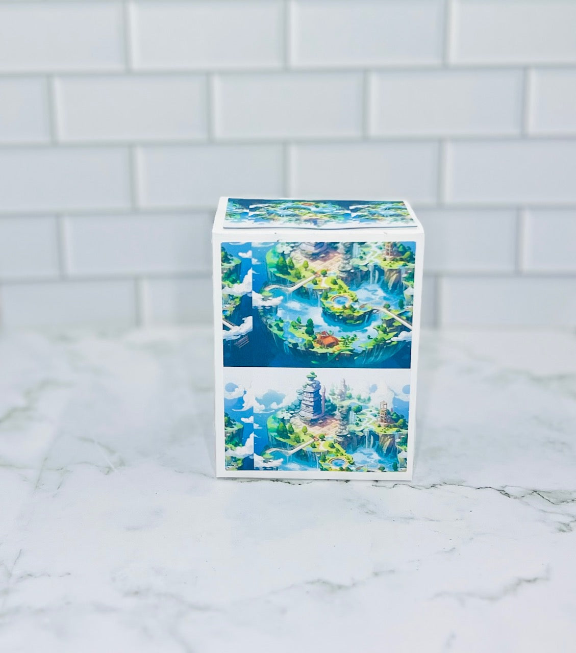 Miniature Books Anime Inspired Ornament | 20 Popular Anime Titles |Transparent Flat Ornament with Gift Box