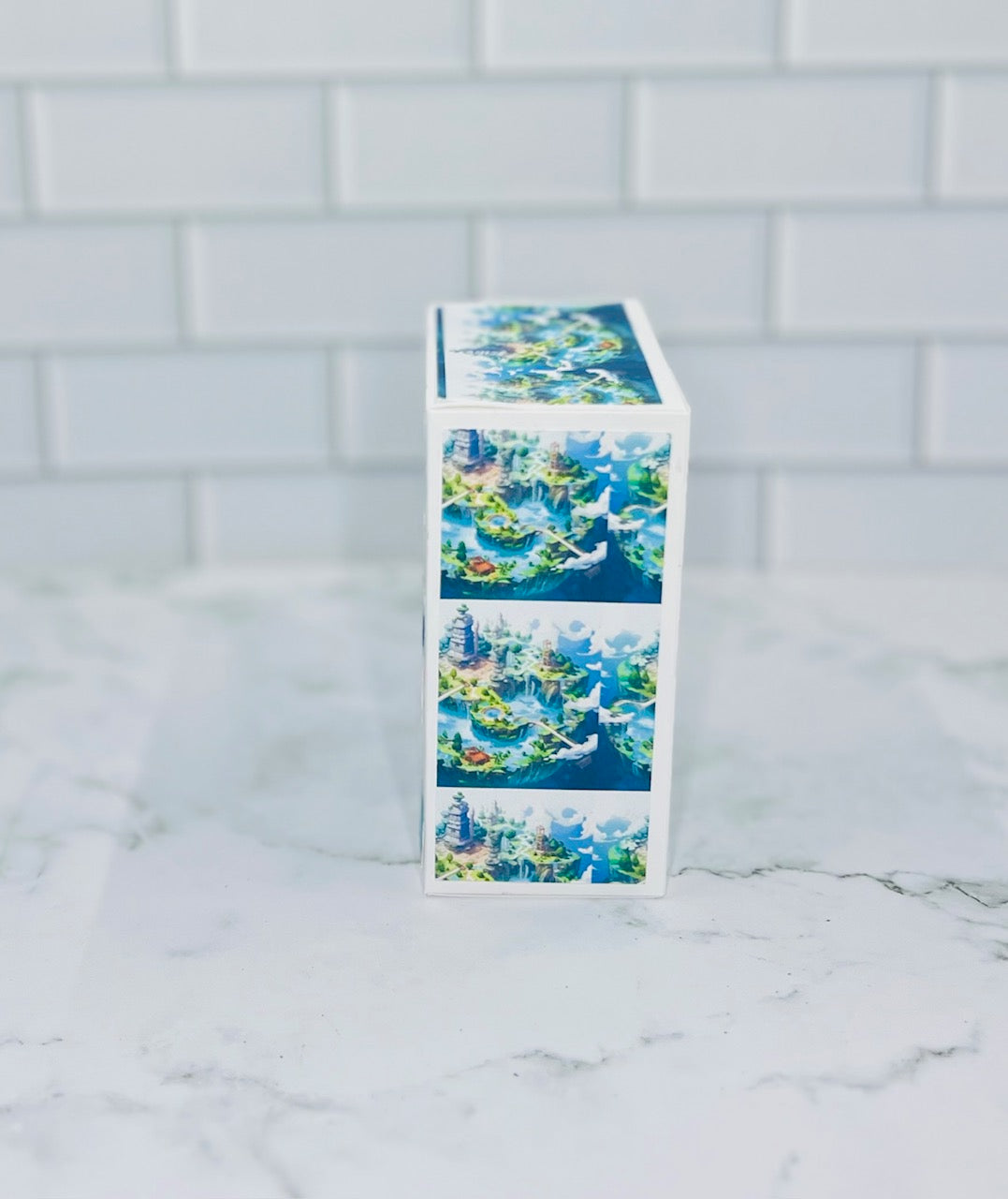 Miniature Books Anime Inspired Ornament | 20 Popular Anime Titles |Transparent Flat Ornament with Gift Box