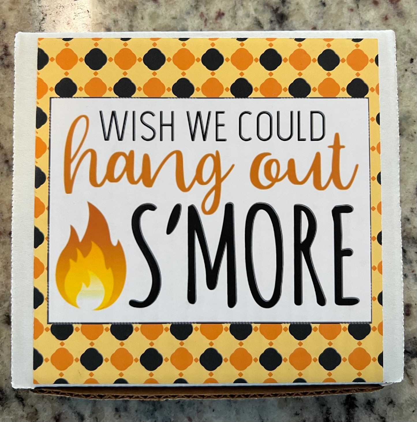 S'mores Halloween Mini Kit Party Favors with Notecard