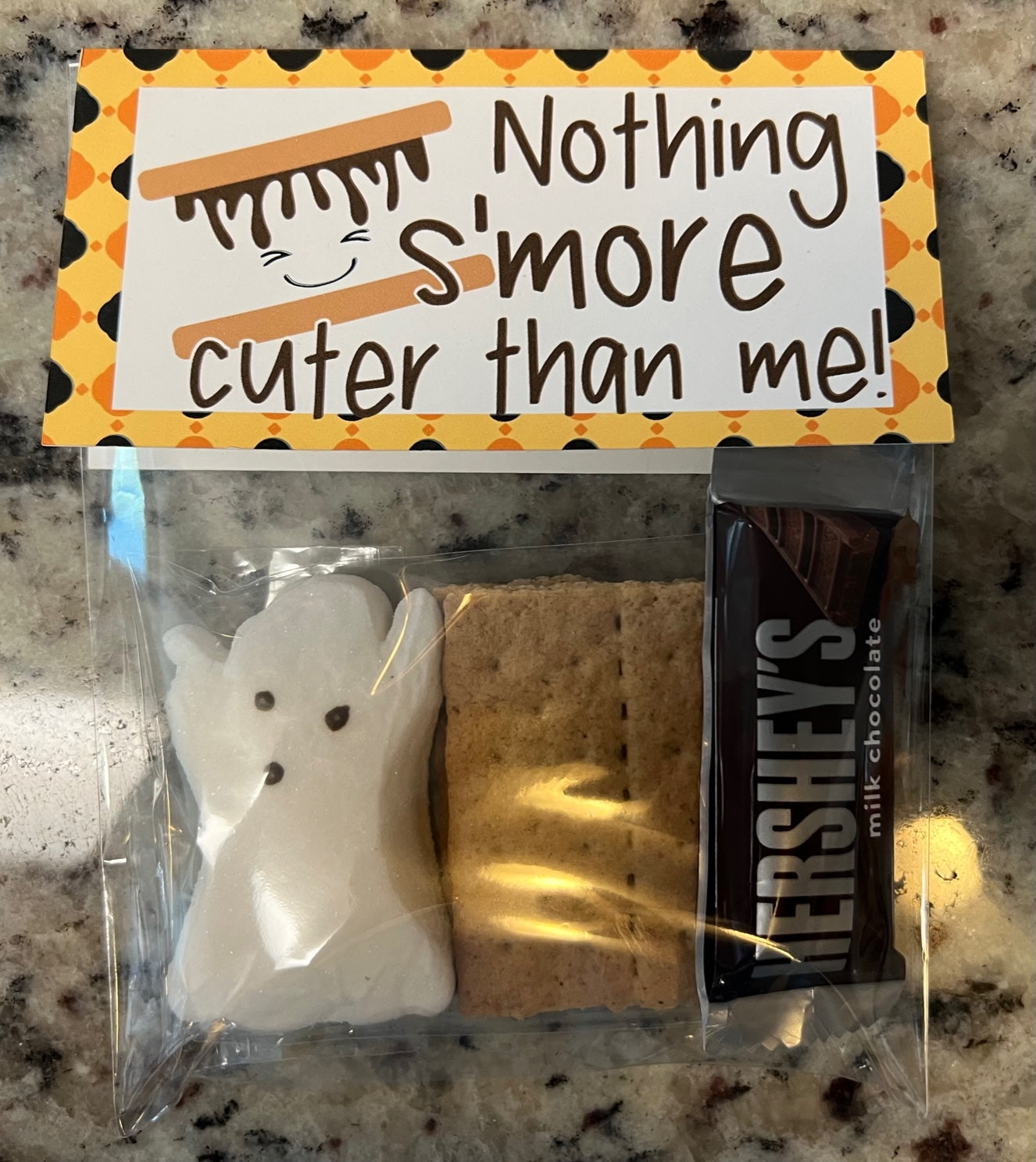 S'mores Halloween Peeps Treat Bags