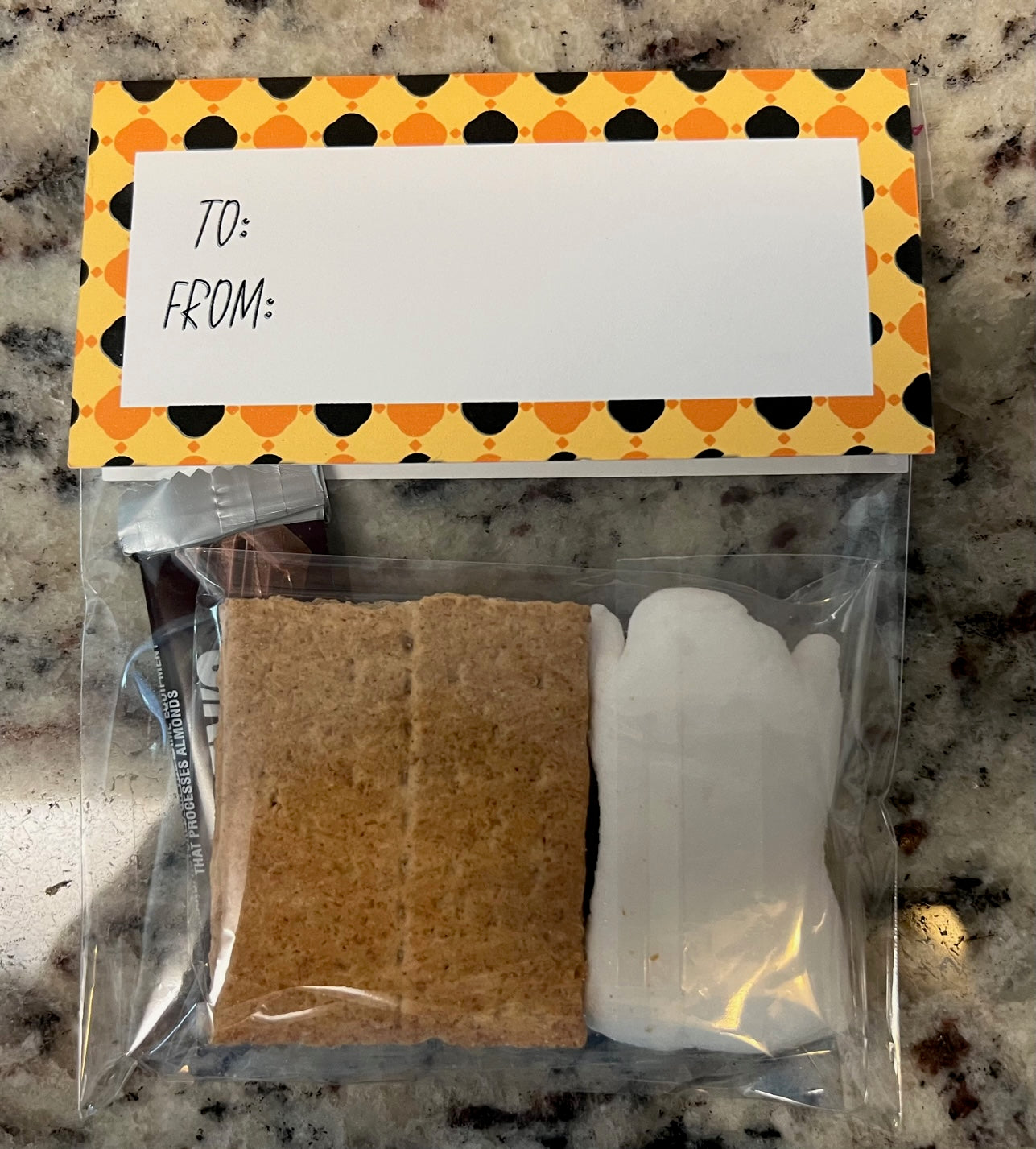 S'mores Halloween Peeps Treat Bags