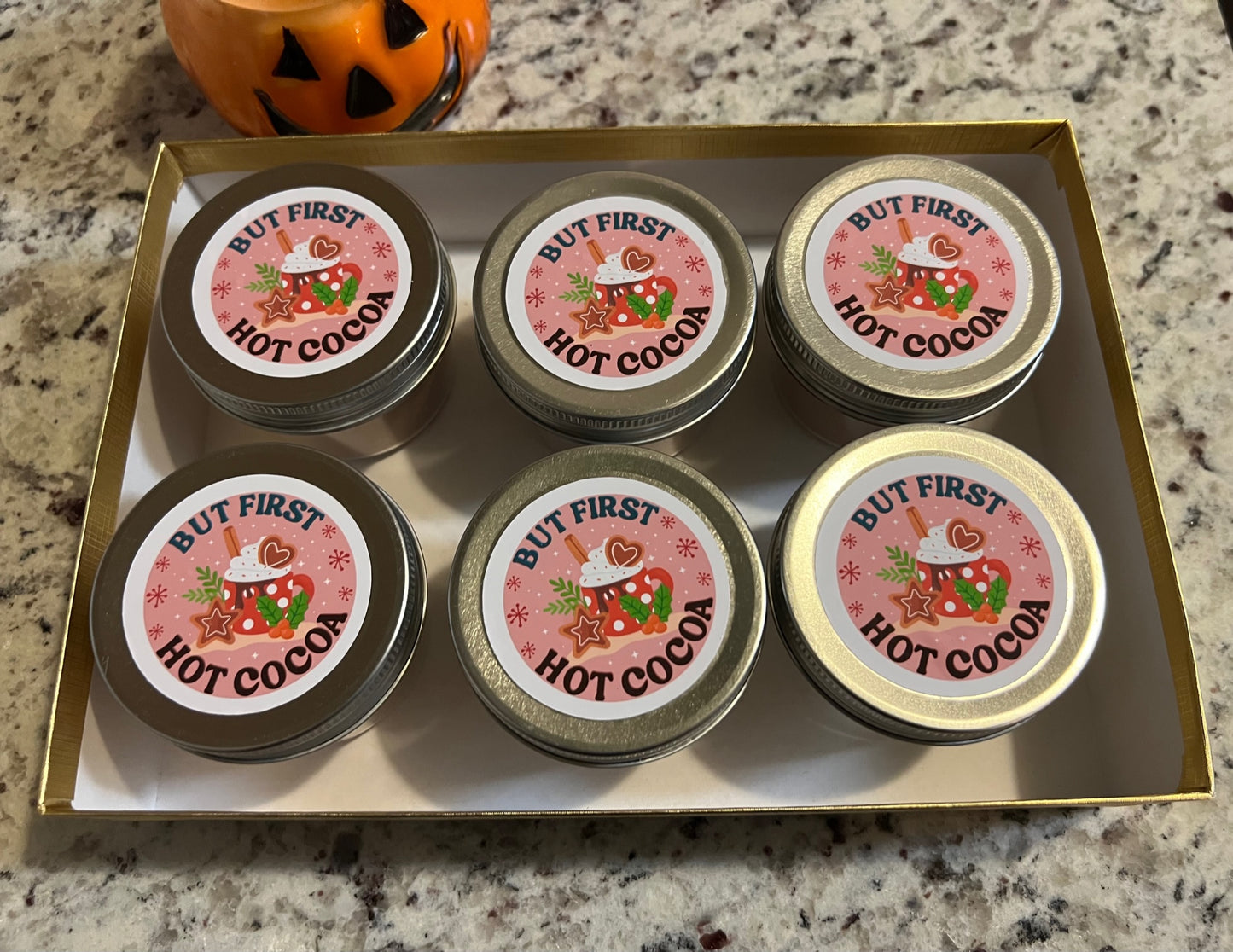 Mini Hot Cocoa Treat Jar with Marshmallow Peep