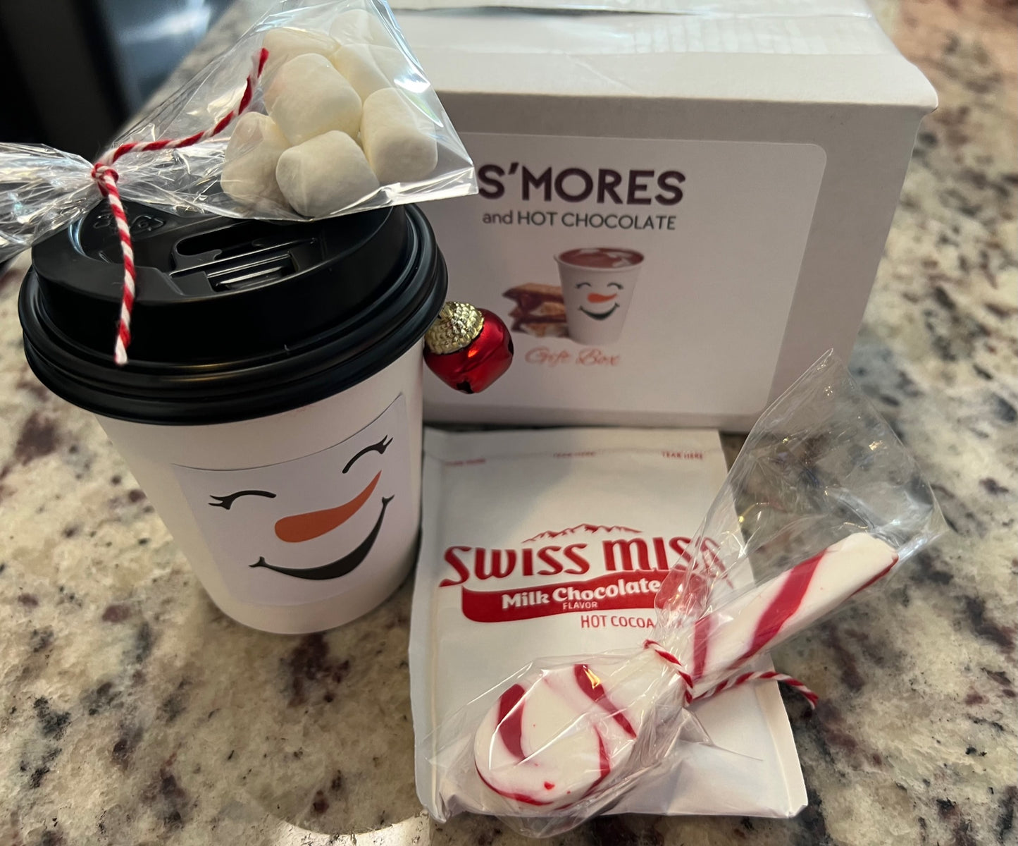 S'mores and Hot Chocolate Mini Kit Gift Box with Notecard