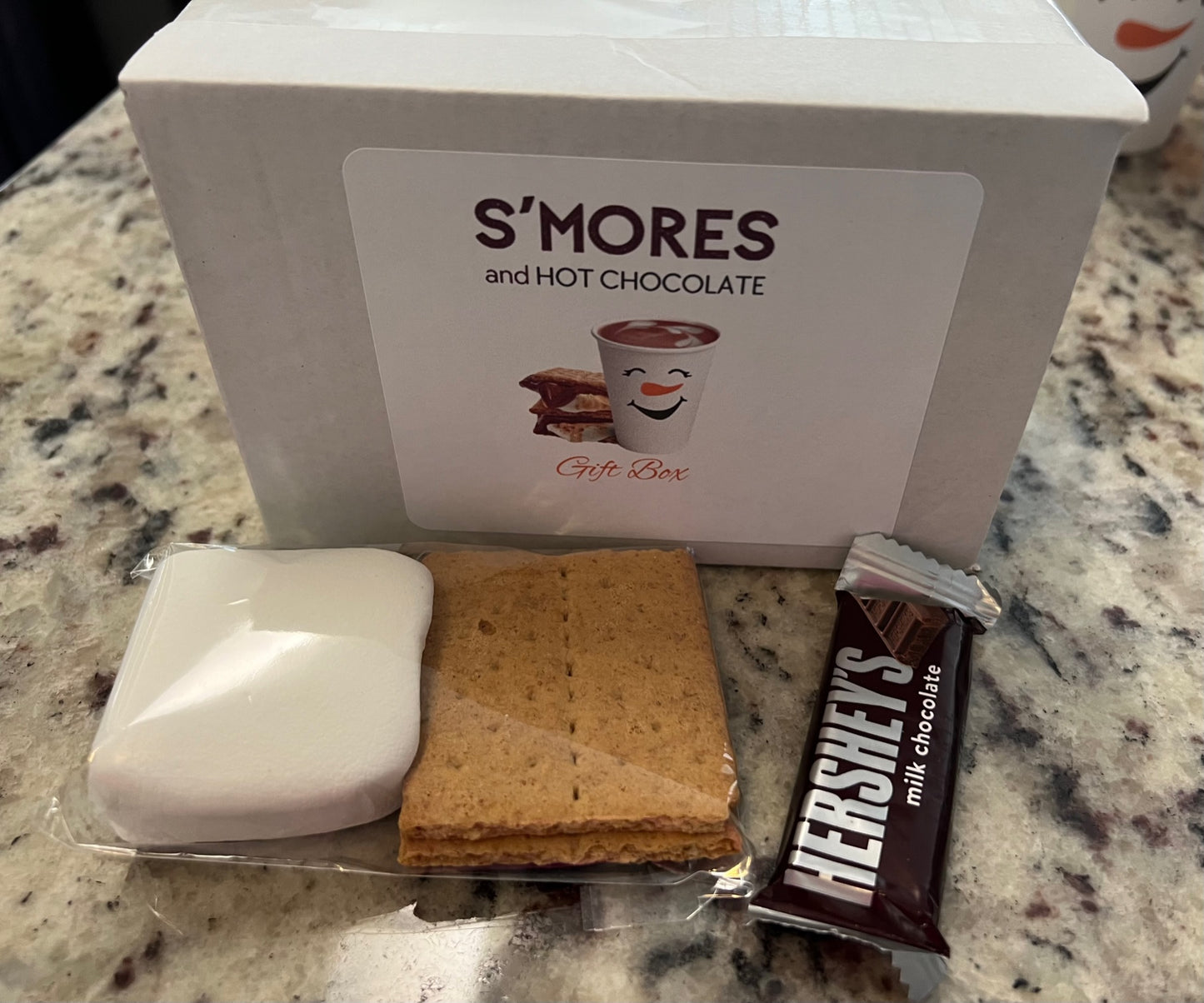 S'mores and Hot Chocolate Mini Kit Gift Box with Notecard
