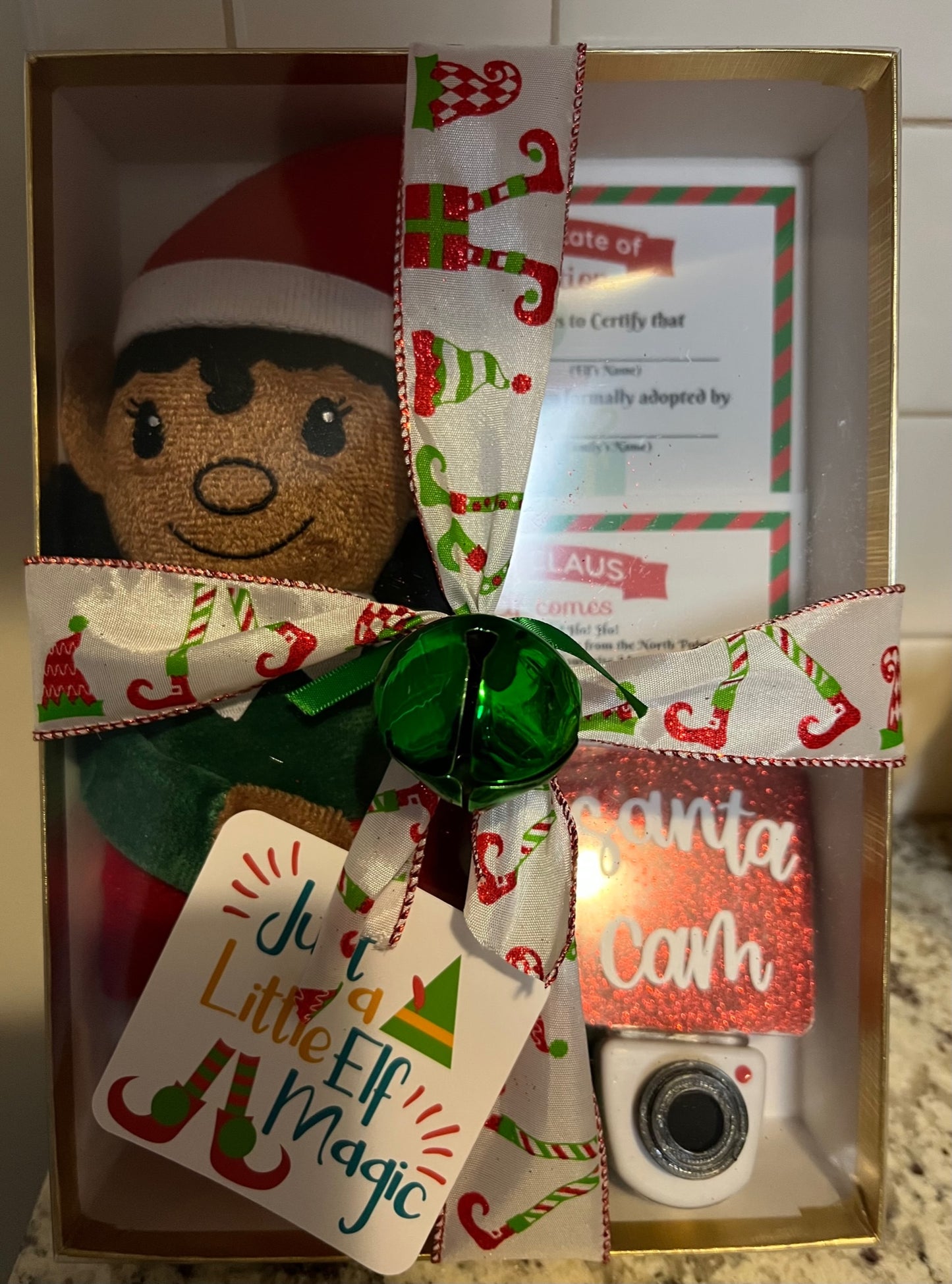 Magic Elf Gift Box, Christmas Elf