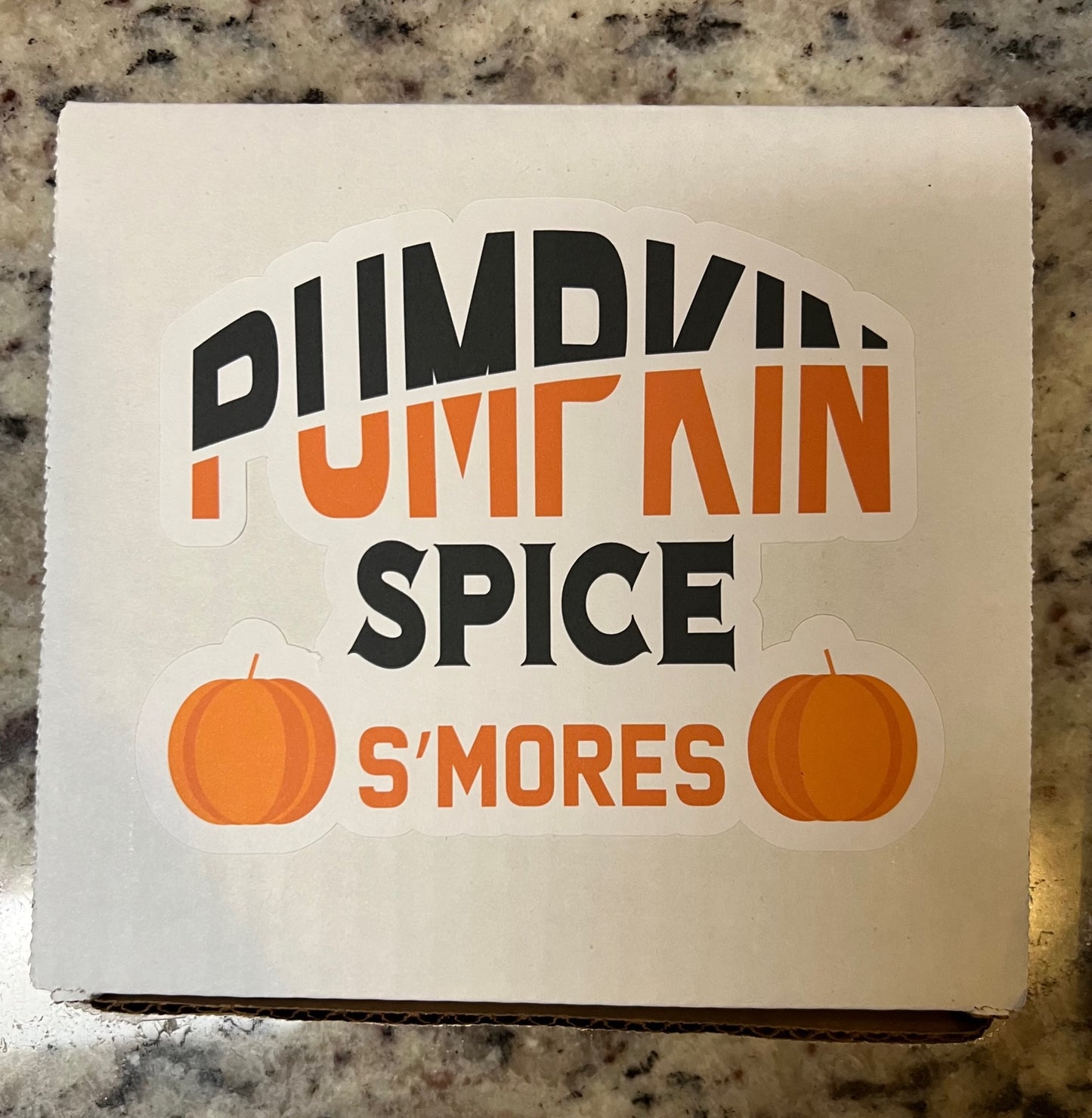 Pumpkin Spice S'mores Mini Kit Gift Box with Notecard, Autumn Party Box, Fall Party Kit, S'mores Party Favor, Smores Gift Box, Teacher Gift