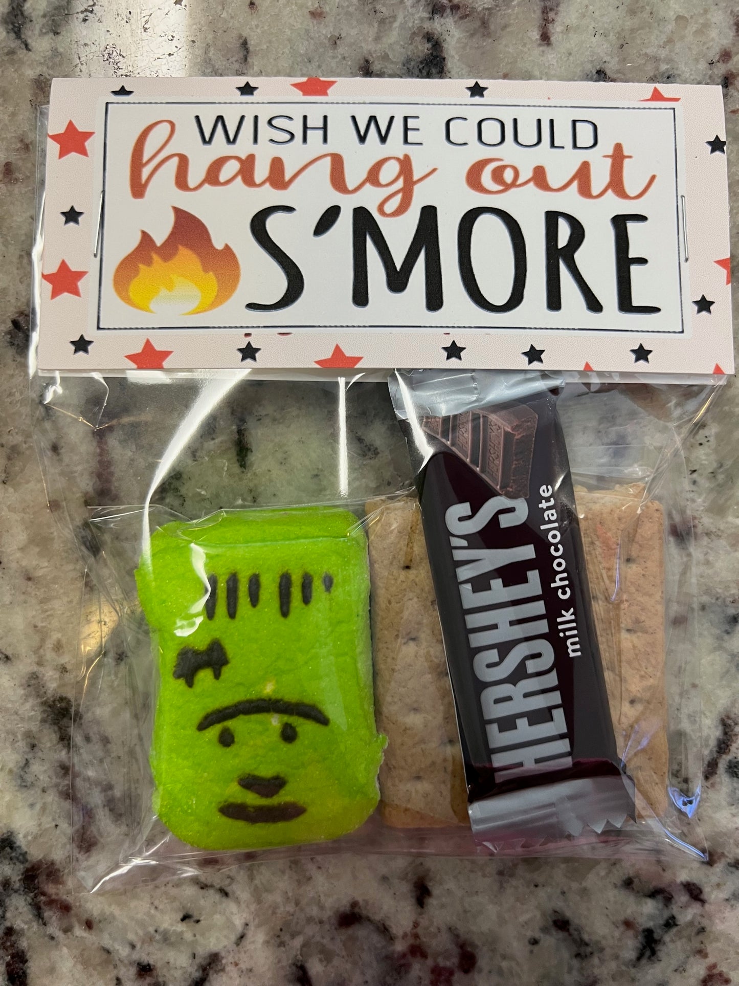 S'mores Halloween Peeps Treat Bags