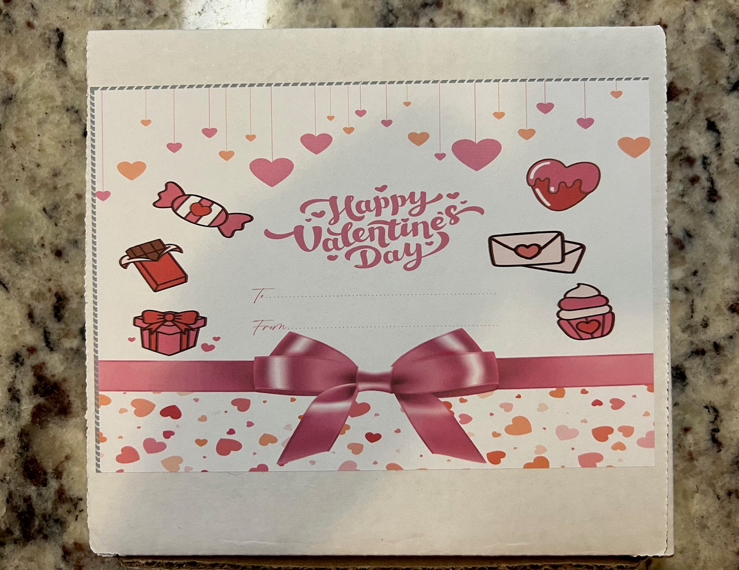 S'mores Valentine's Day Mini Kit Gift Box with Notecard