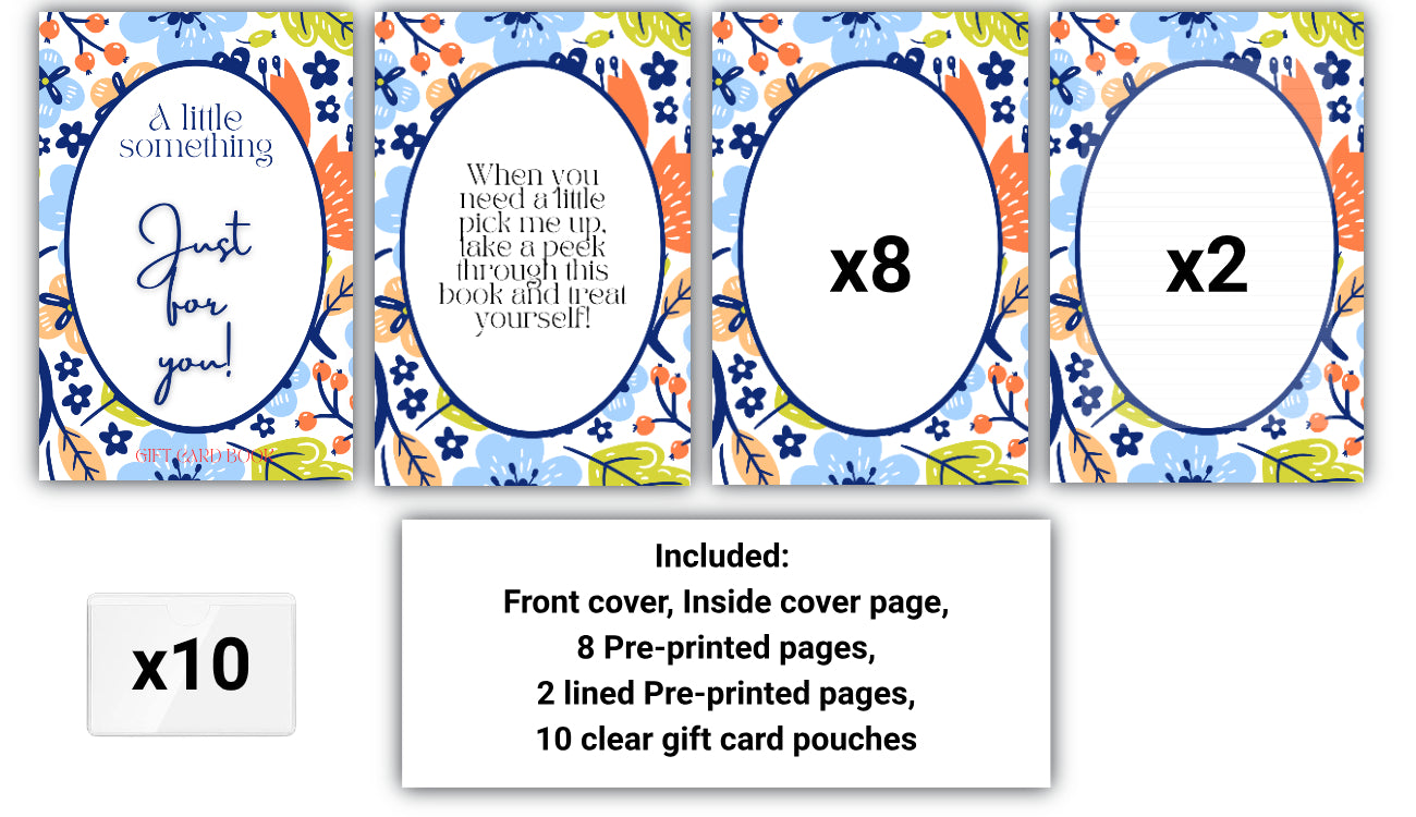 Gift Card Book | Birthday Gift Card Holder | Friend Gift | Besties Gift | College Student Gift | Teenage Gift | Create Your Own Book