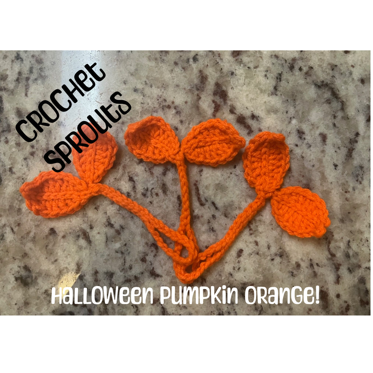 Crochet Sprout Leaf | Headphone Accessory | Bookmark | Cable Tie