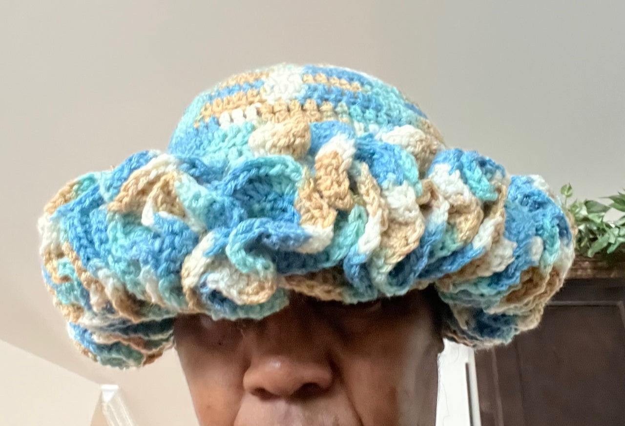 Extreme Ruffle Bucket Hat Pattern | Crochet Ruffle Bucket Hat Pattern