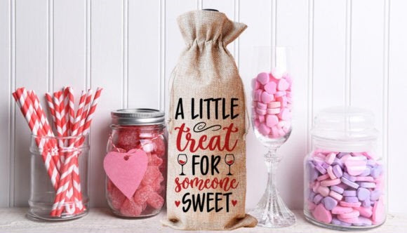 Valentine Wine Bags